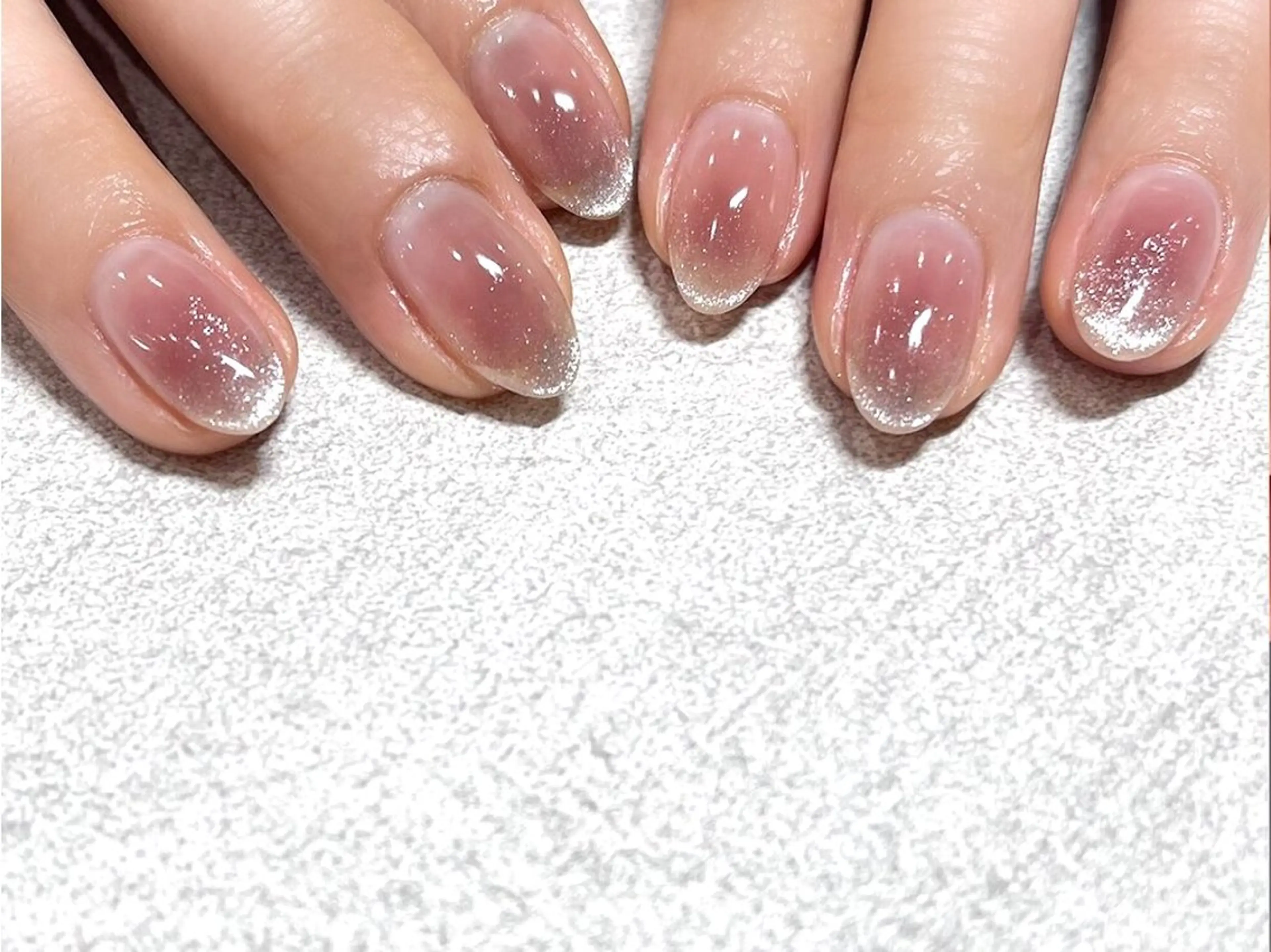 ★人気UPデザイン★ グラテーション＆フレンチ　マグネット　8280円の写真