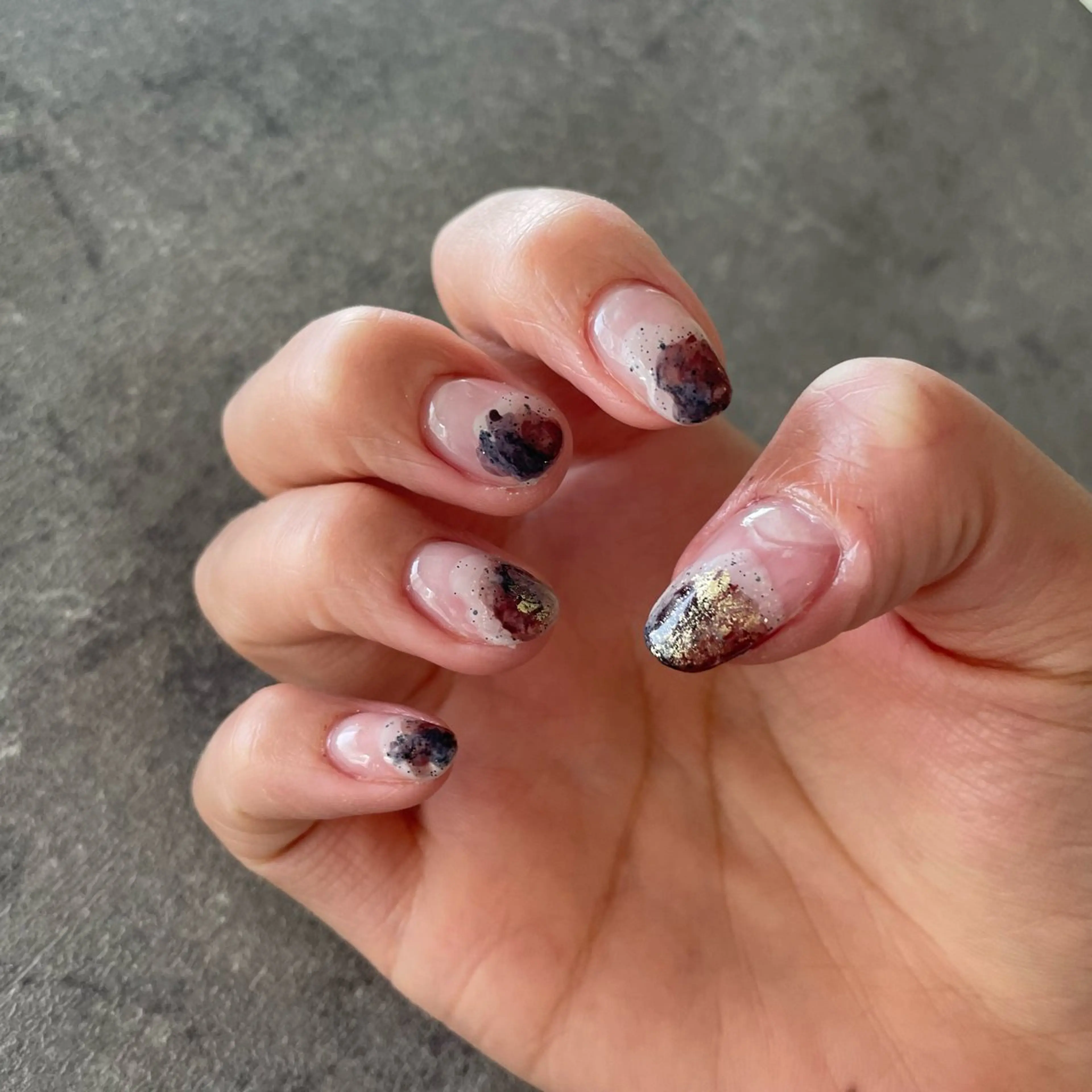ネイル アートネイル ニュアンスネイル ハンドネイル petit所属・Saaya🫧 _petitのネイルデザイン