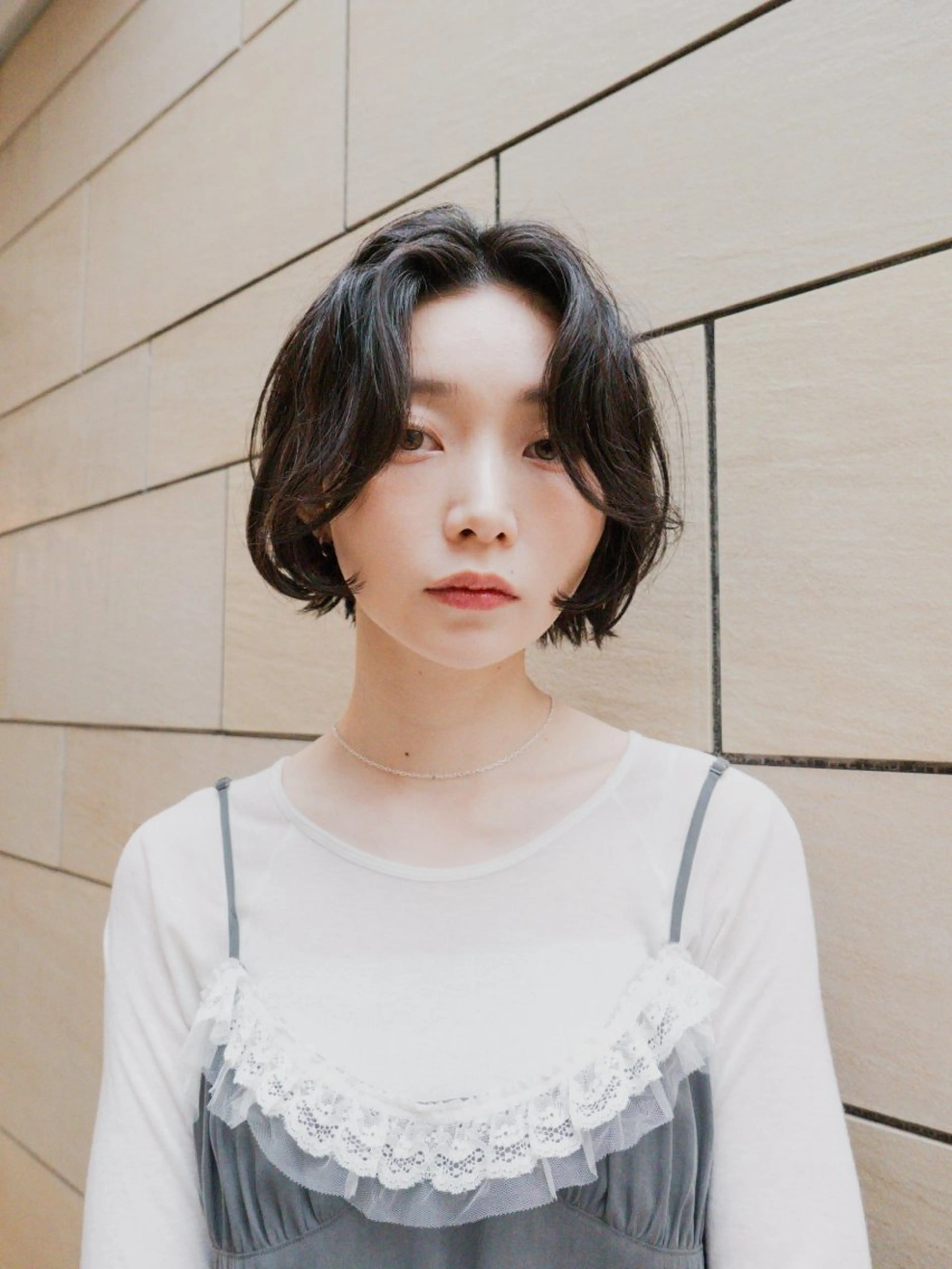 ショート カラー パーマ ボブ トリートメント ニュアンスパーマ カット ヘアカラー パーマ トリートメント 🌿ボブ パーマ高橋啓太🌿のヘアスタイル