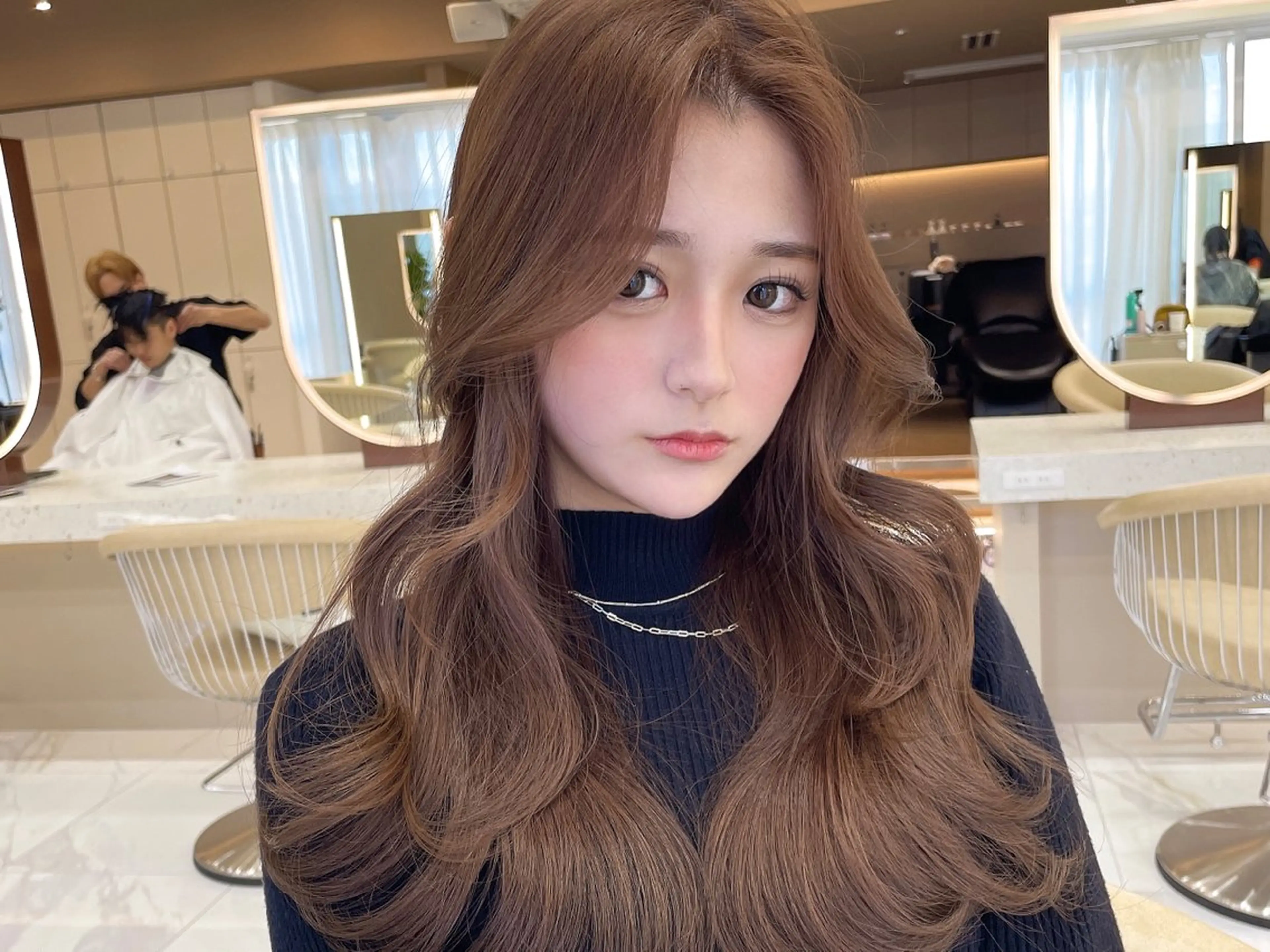 ロング 大西 天使のヘアスタイル