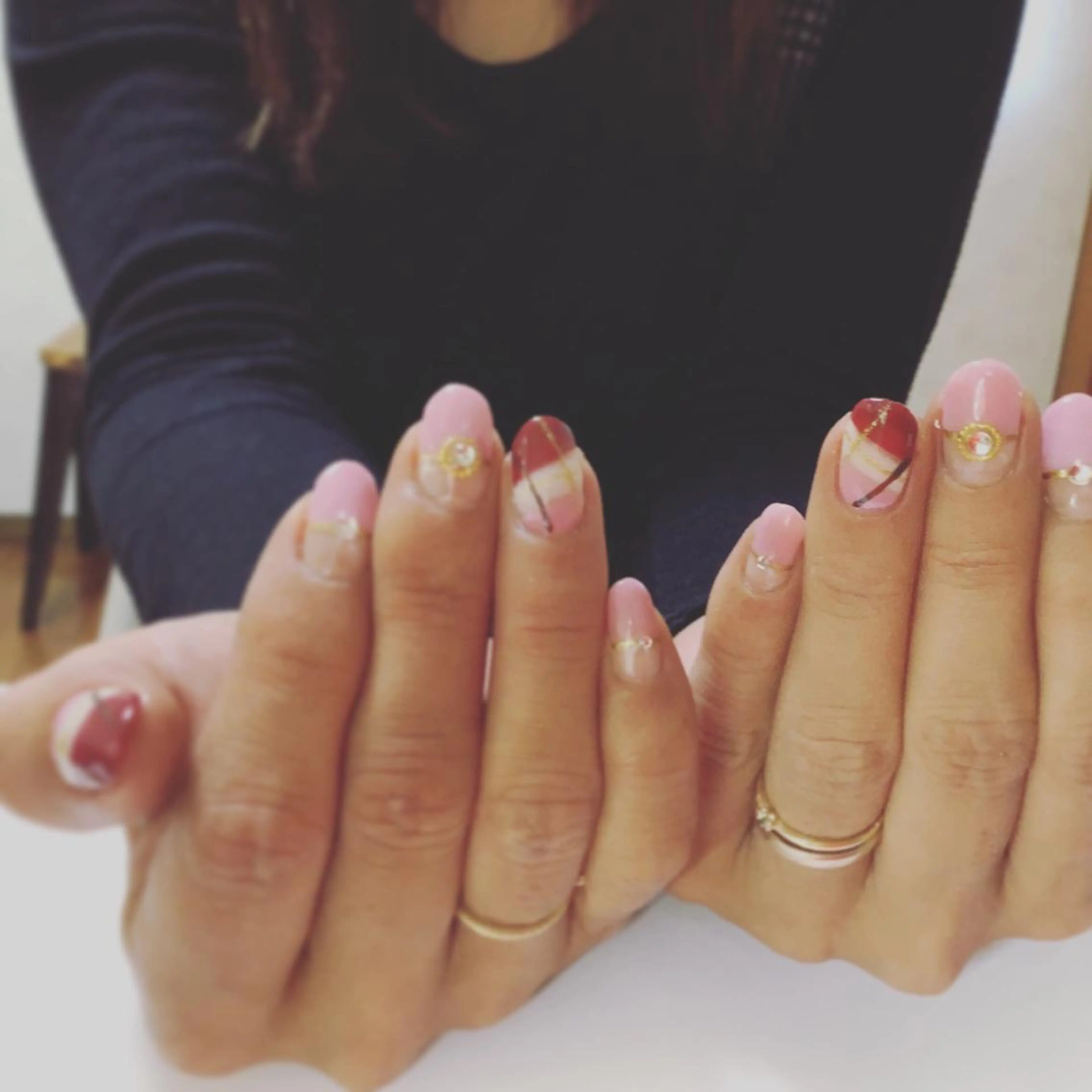 ネイル ピンク gui amichantoco所属・gui amichanのネイルデザイン