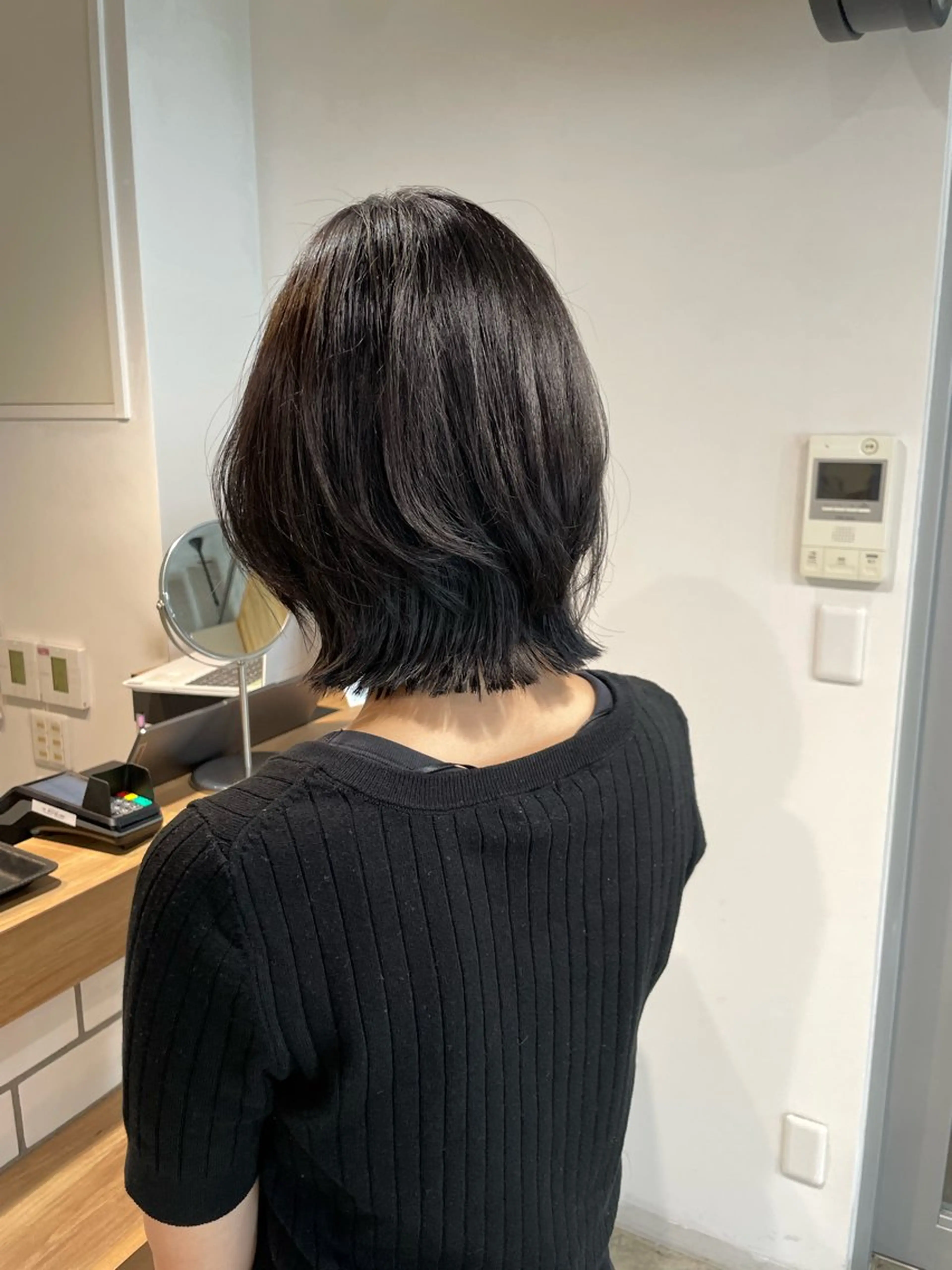 ショート ボブレイヤー ボブ レイヤーカット カット ヘアカラー トリートメント 髪質改善カラー🪡✨ レイヤー/ rinaのヘアスタイル