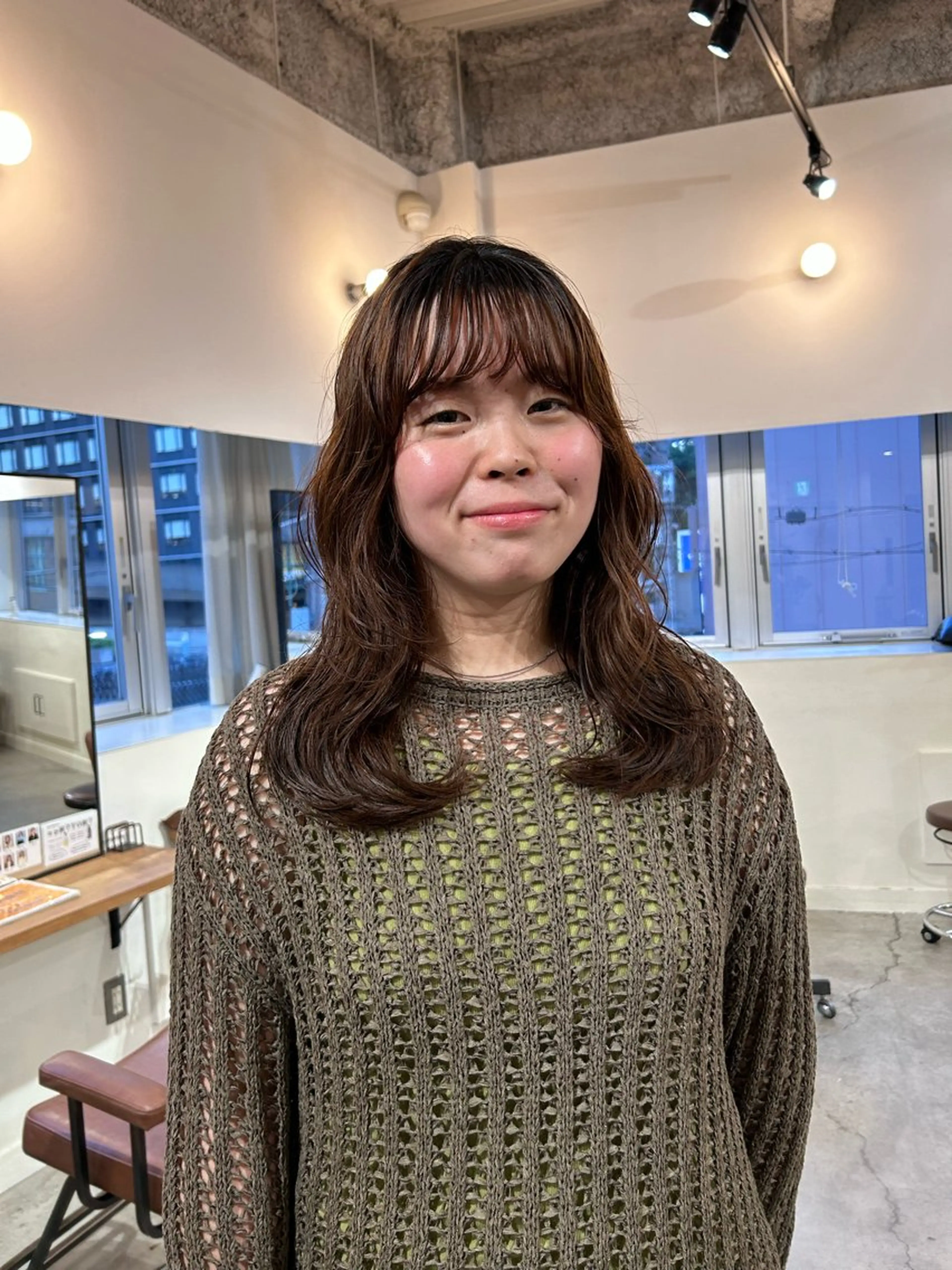 ロング ロング カット パーマ Maruquee de mashu所属・みうら ありさのヘアスタイル