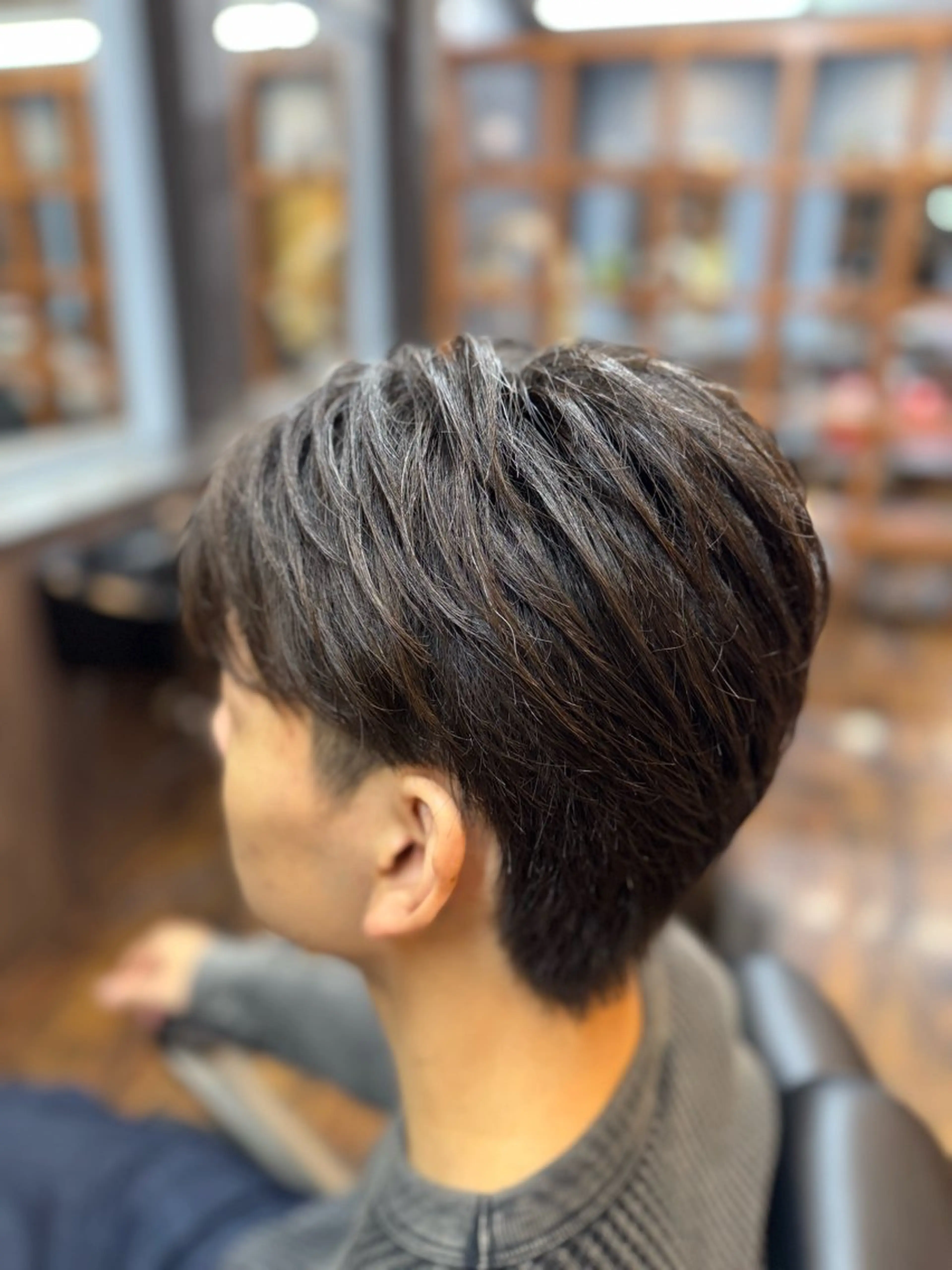 ミディアム カット KEEN  creative hair所属・齊藤/メンズカット/ 溝の口/バーバーのヘアスタイル