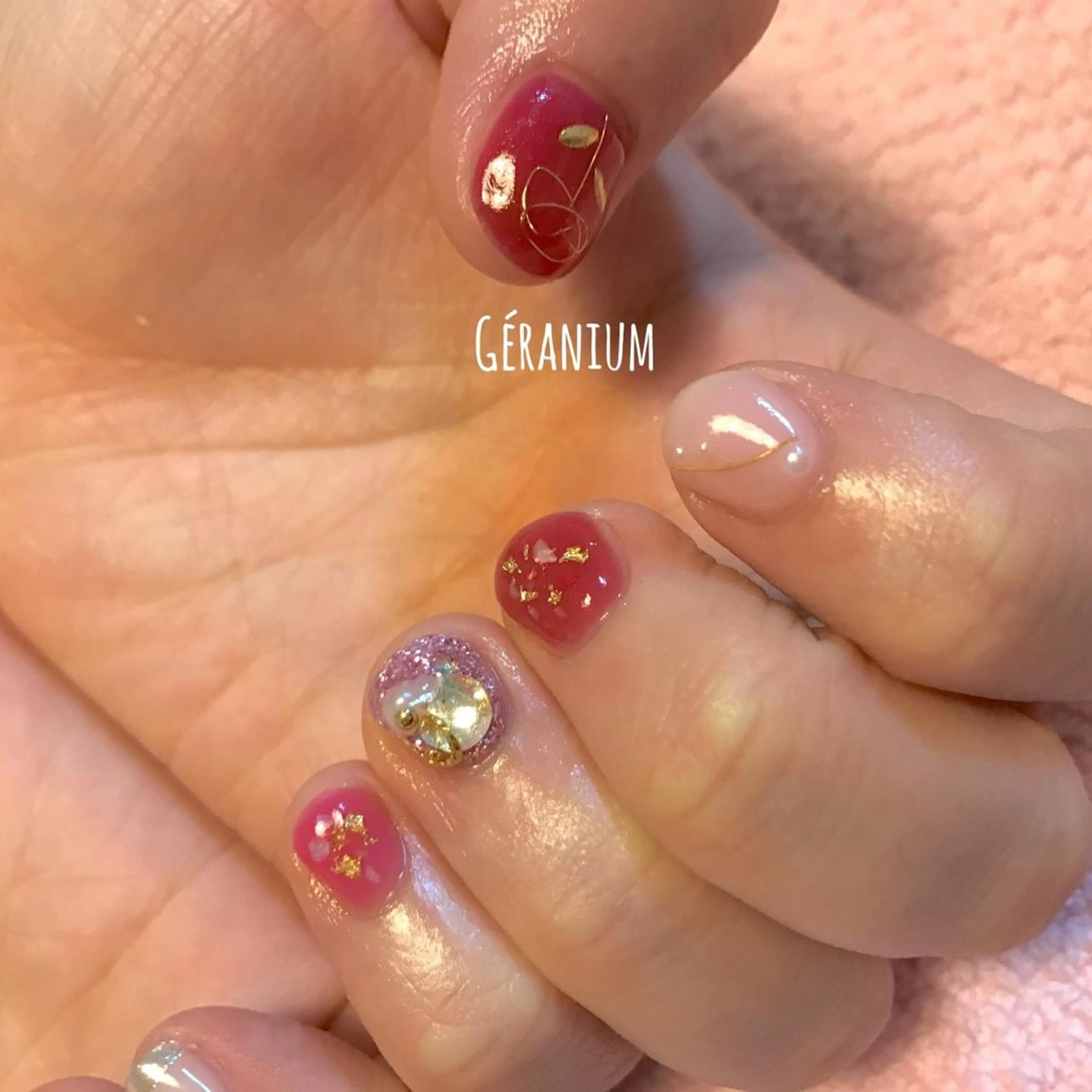 ネイル GéRanium Harukaのネイルデザイン