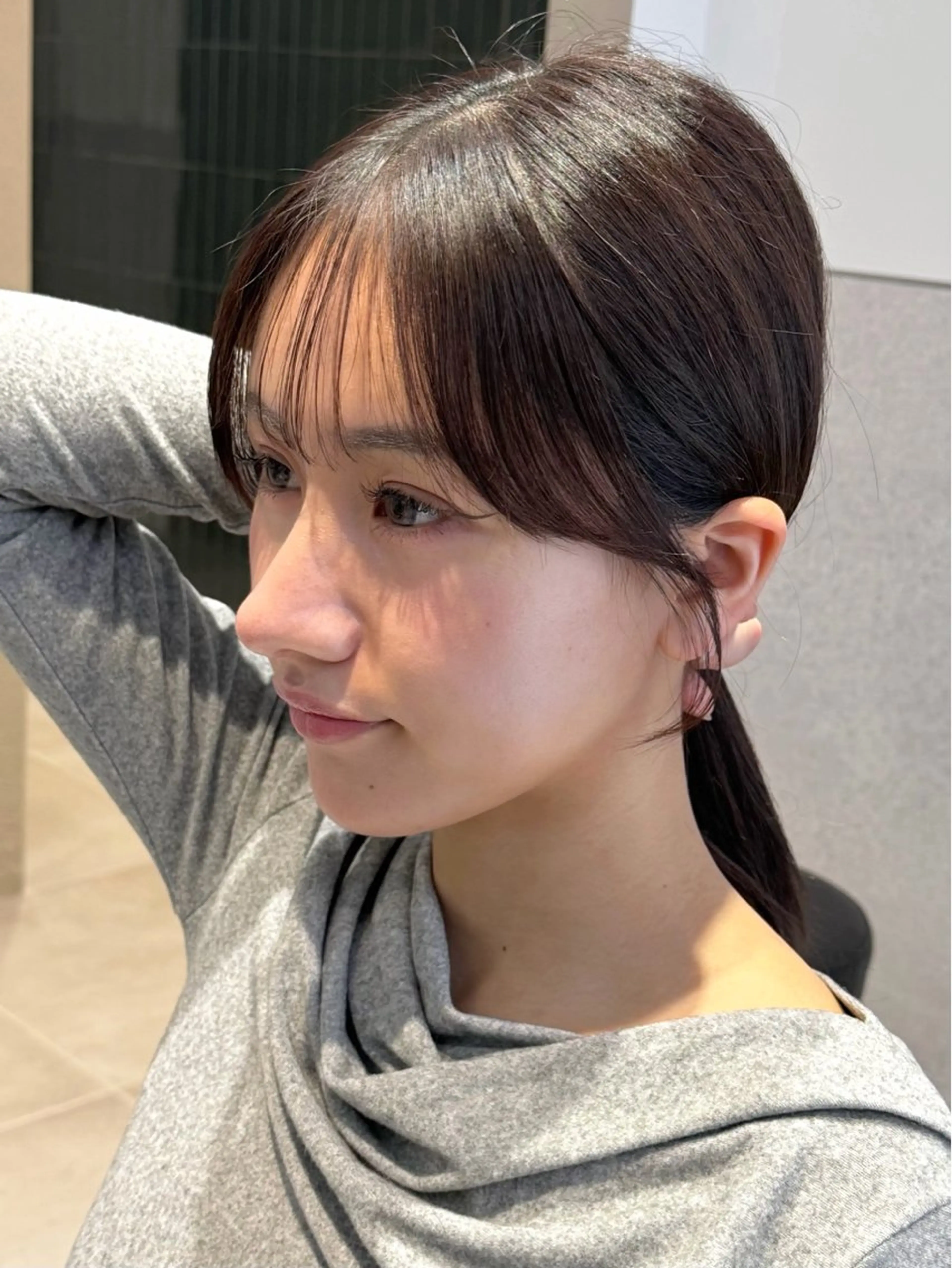 セミロング 映える顔まわり/前髪 特化 💗 ユキマのヘアスタイル