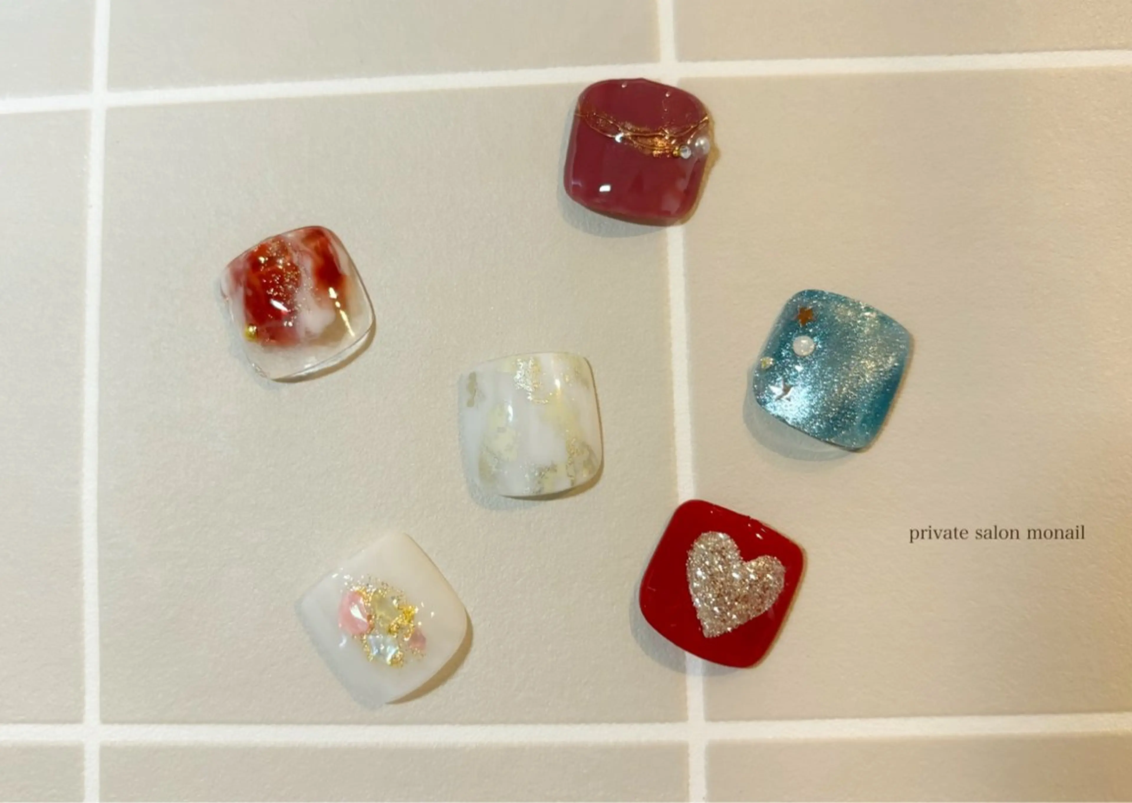 ネイル フットネイル private  nail monail所属・nail salon monailのネイルデザイン