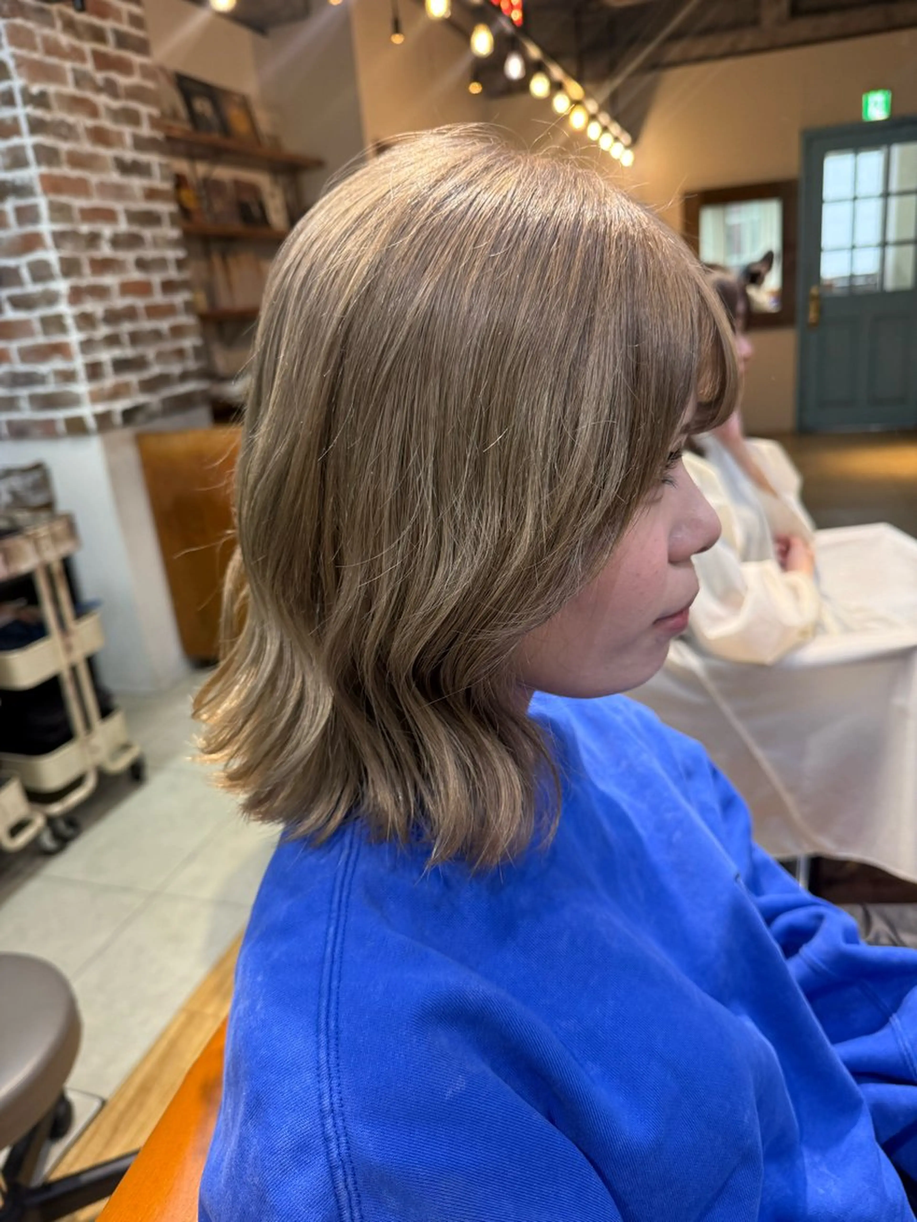 ミディアム カラー ヘアアレンジ ヘアカラー トリートメント ヘアセット 💞艶カラー/ ブリーチ💞ユウカのヘアスタイル