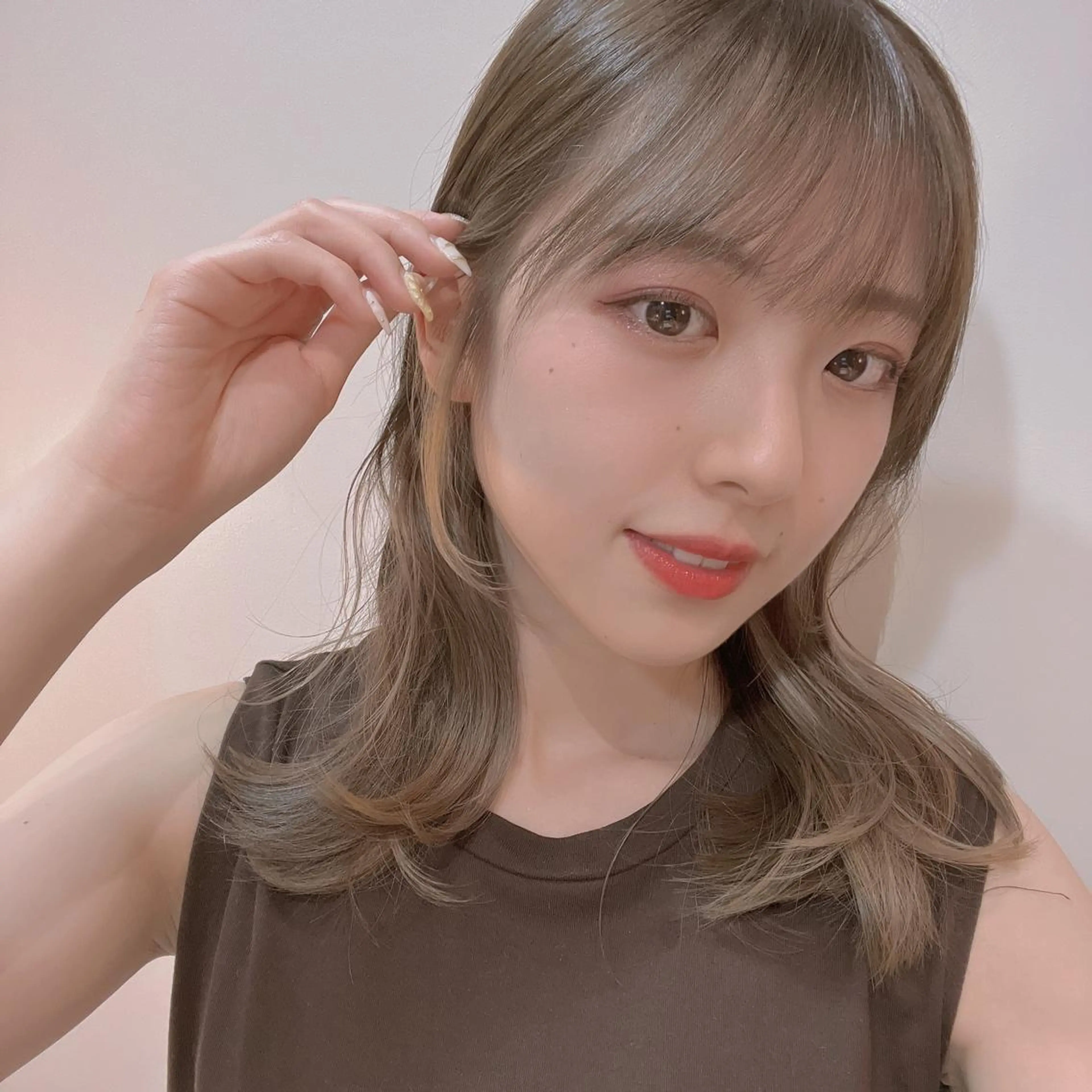 セミロング カット ヘアカラー トリートメント La paix所属・パーソナルカラー lapiax阿部のヘアスタイル