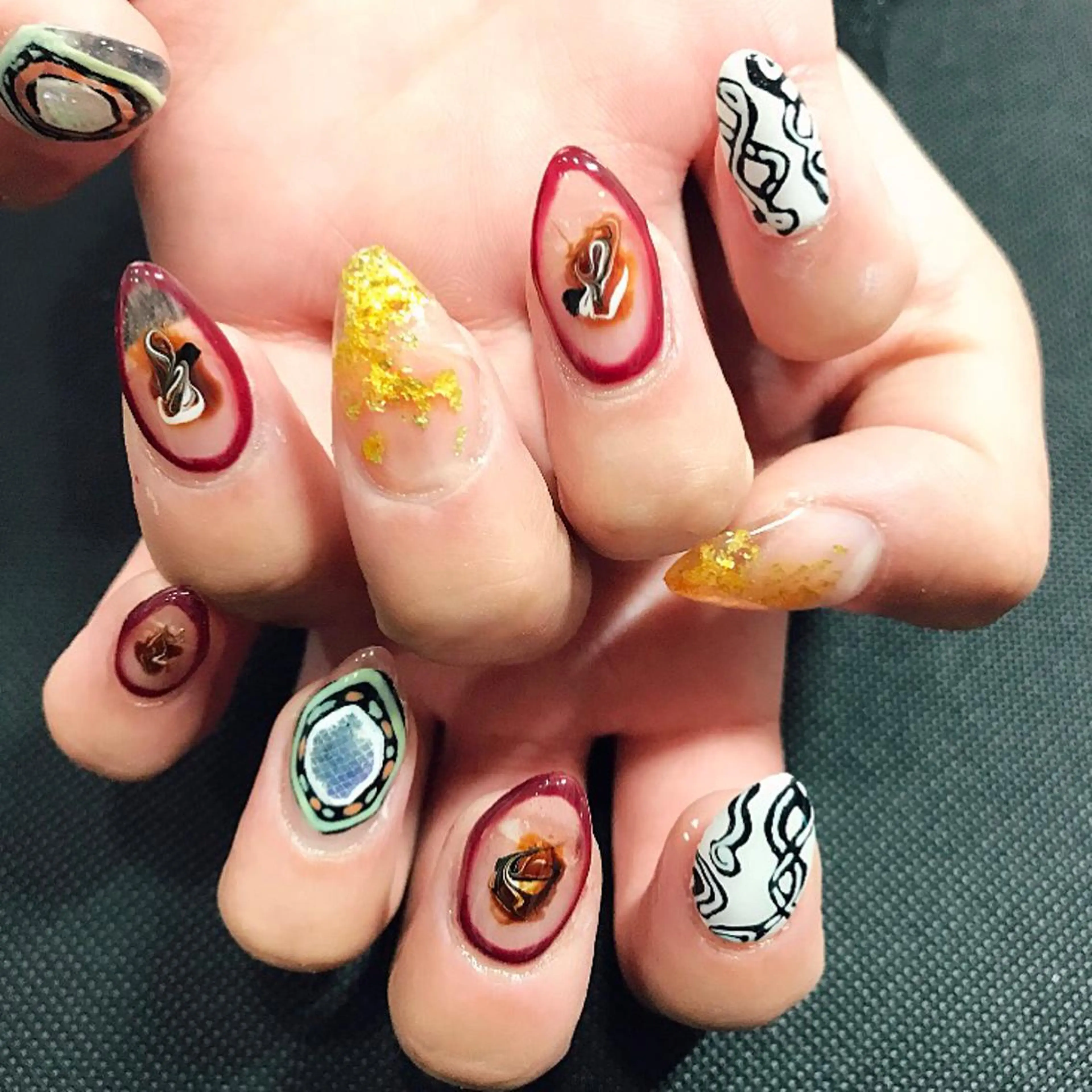 ネイル ジェルネイル 渋谷ビュレネイル Kaoruのネイルデザイン