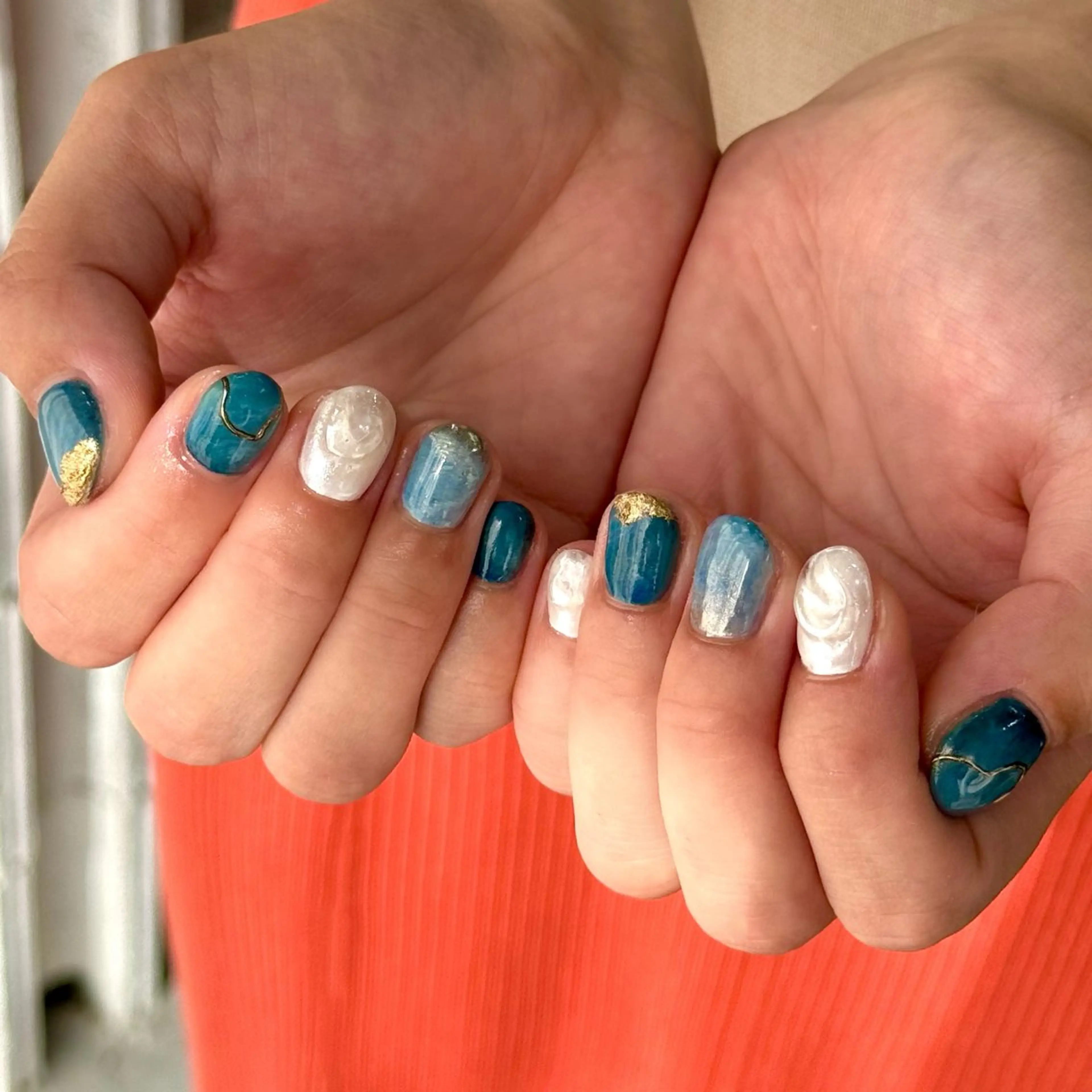 ネイル 持ち込み ニュアンスネイル HARUKA ネイリスト福岡/薬院のネイルデザイン