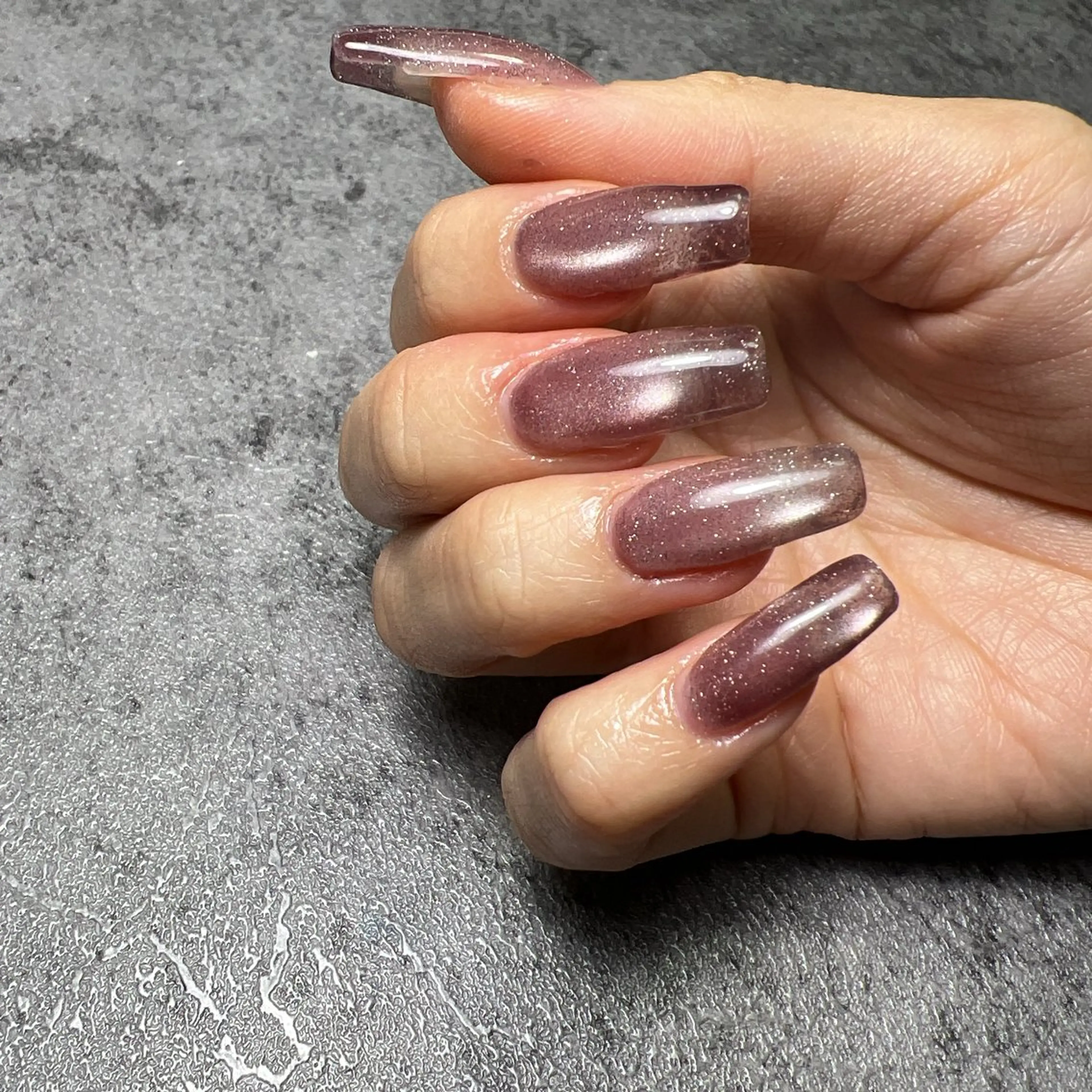 ネイル フラッシュネイル フラッシュマグ キラキラネイル マグネットネイル μ3.nail mayuのネイルデザイン