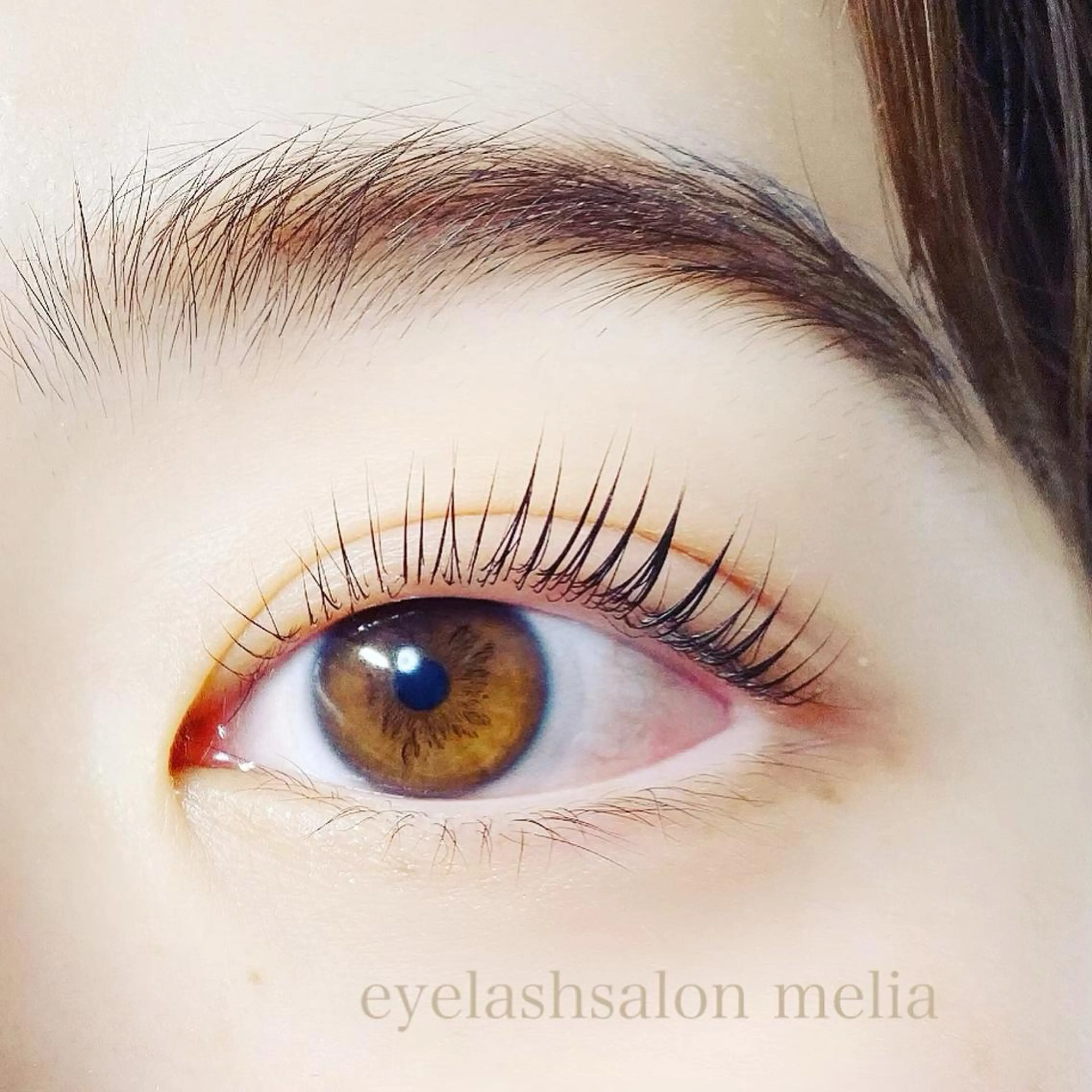マツエク・マツパ パリジェンヌラッシュリフト 一重×まつ毛パーマ eyelashsalon melia所属・eyelash meliaのマツエク・マツパデザイン
