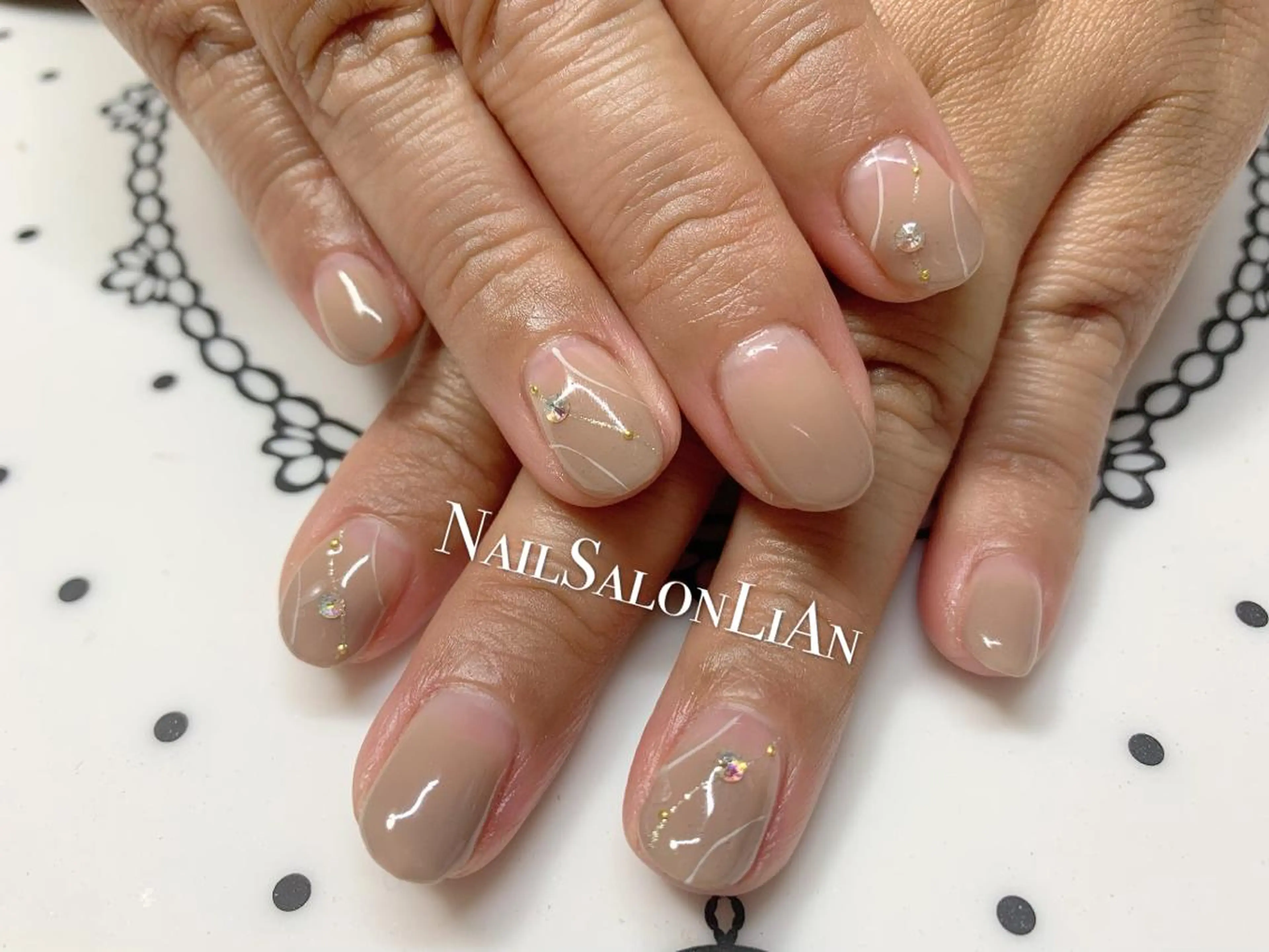 ネイル 持ち込み ハンドネイル NailSalon LiAnのネイルデザイン