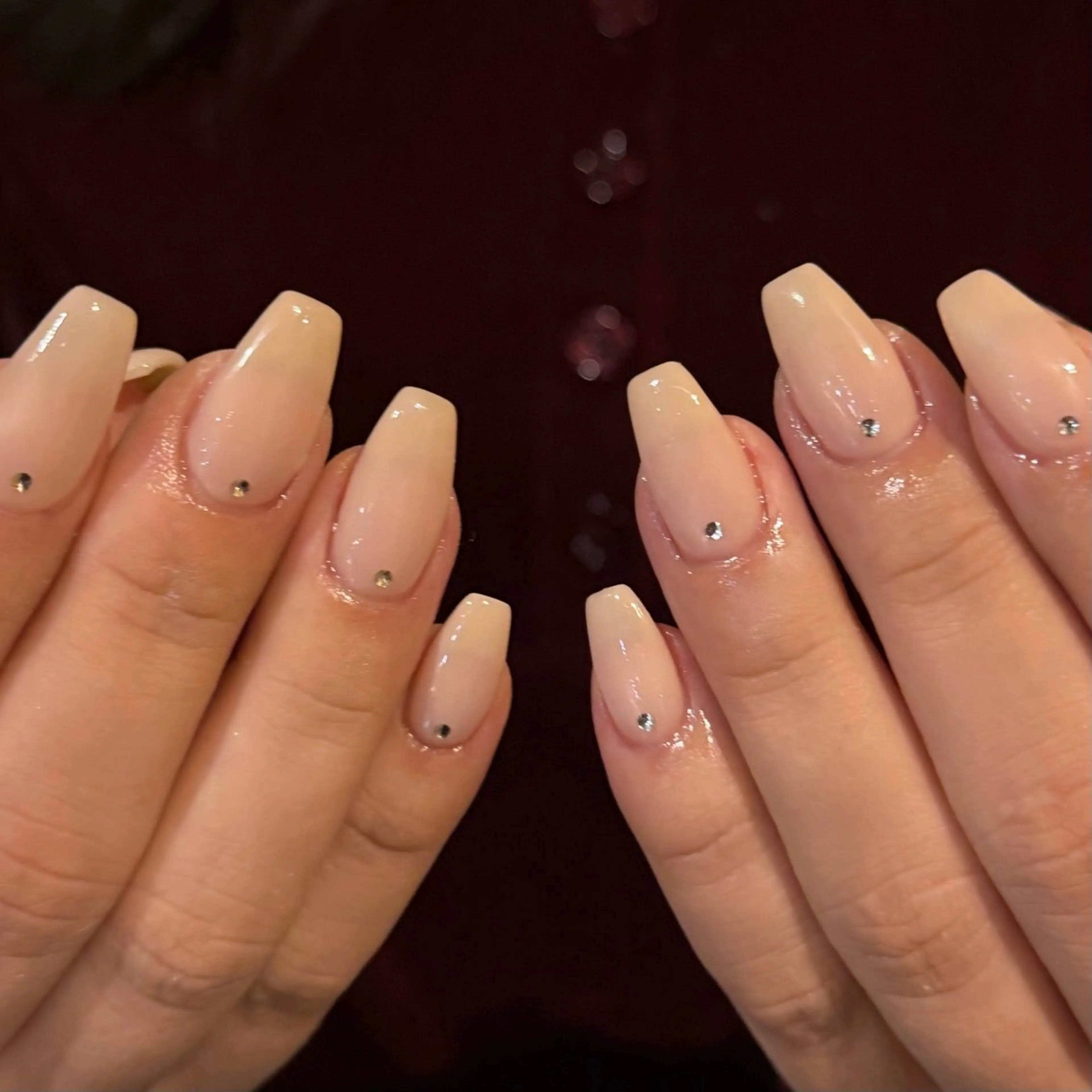 ネイル 長さ出し ジェルネイル オフィスネイル シンプルネイル ハンドネイル NORA南青山/ kanohaのネイルデザイン