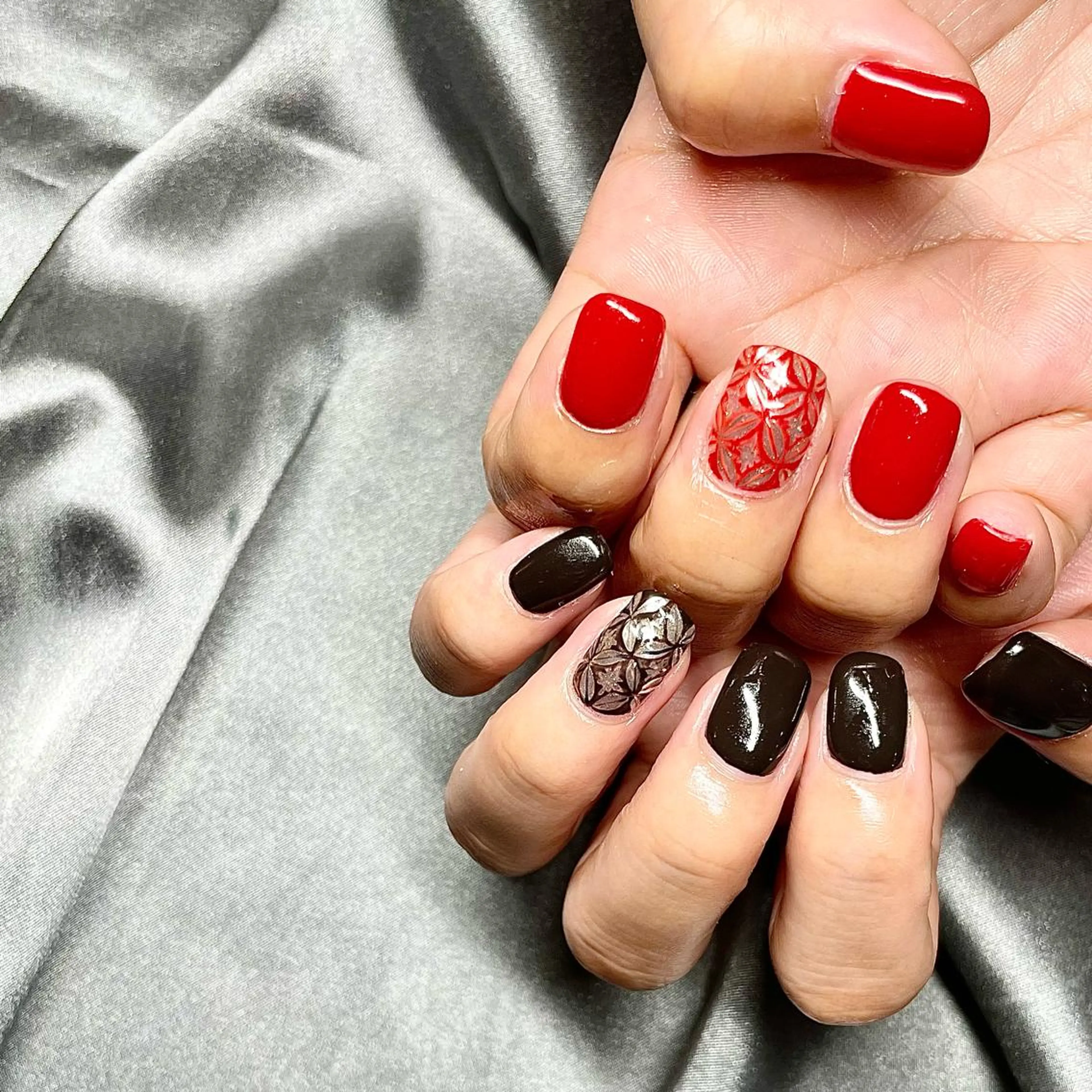 ショート カラー パーマ ヘアアレンジ メンズ キッズ ネイル マツエク・マツパ アイブロウ nail&eye Aoのマツエク・マツパデザイン