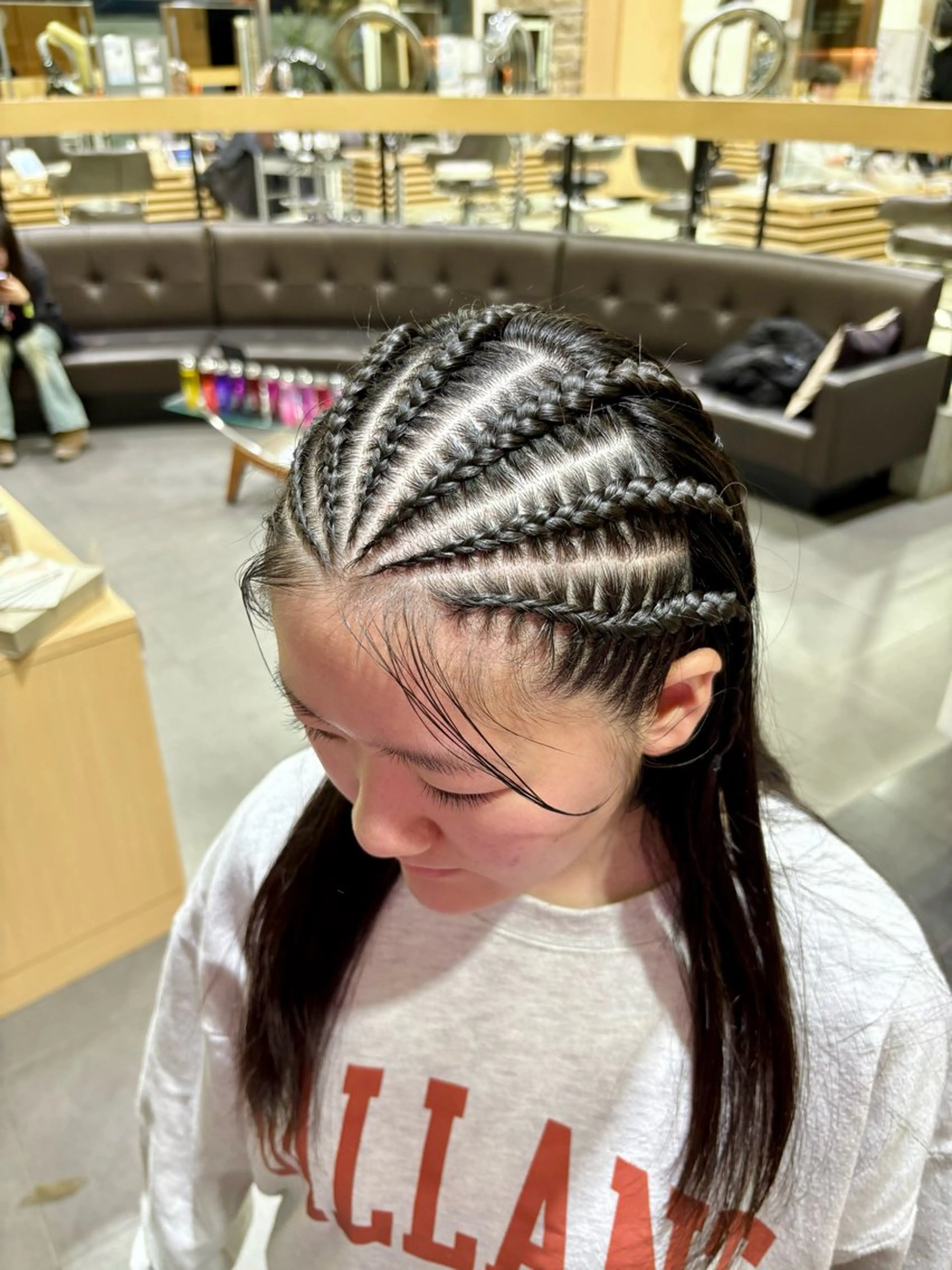 ロング ヘアアレンジ ヘアセット airi🌺特殊ヘア /コーンロウ⛓️🖤のヘアスタイル