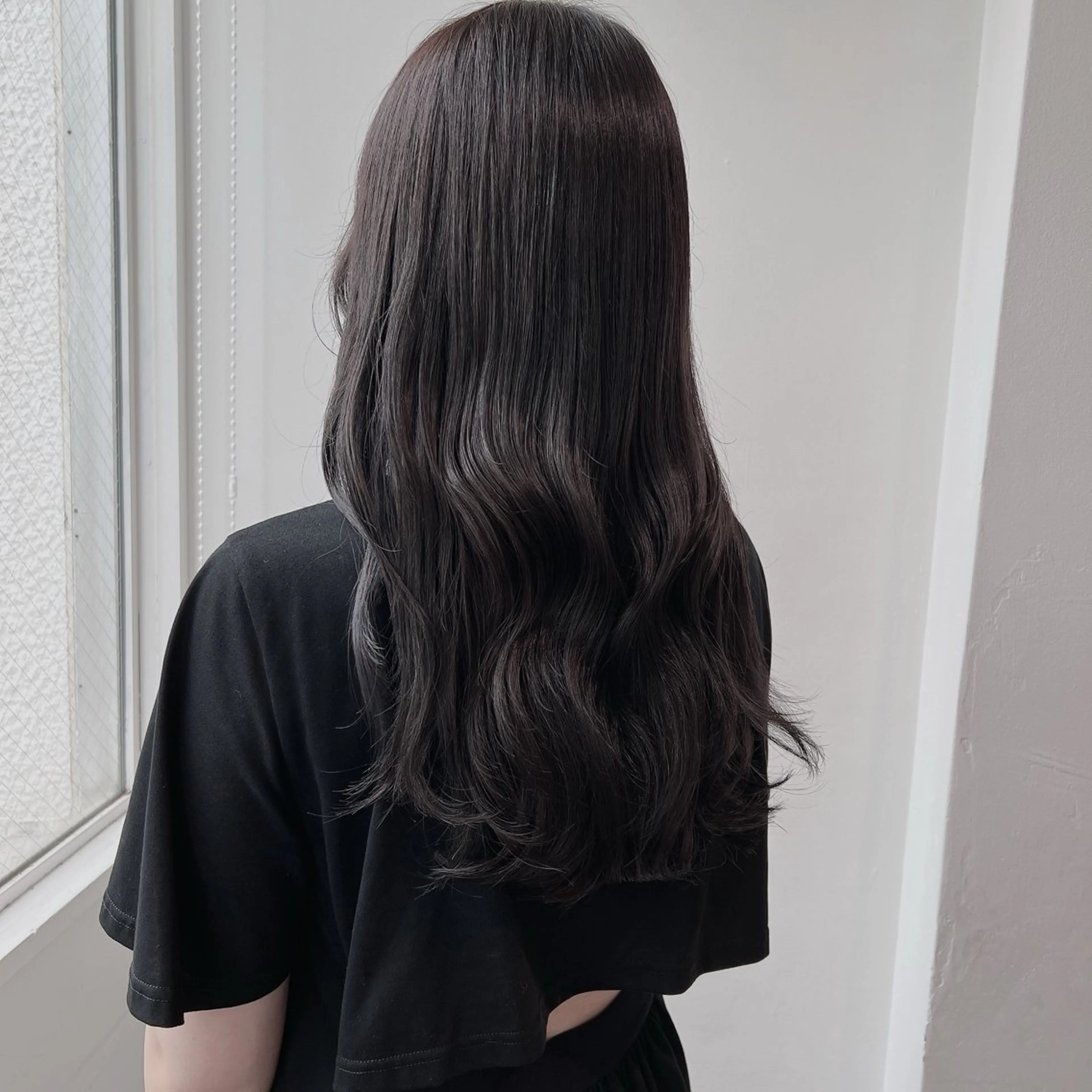 ロング カラー ヘアカラー トリートメント ヘッドスパ ヘアセット 𓏸レイヤー髪質改善 透けカラーカノン🫧のヘアスタイル