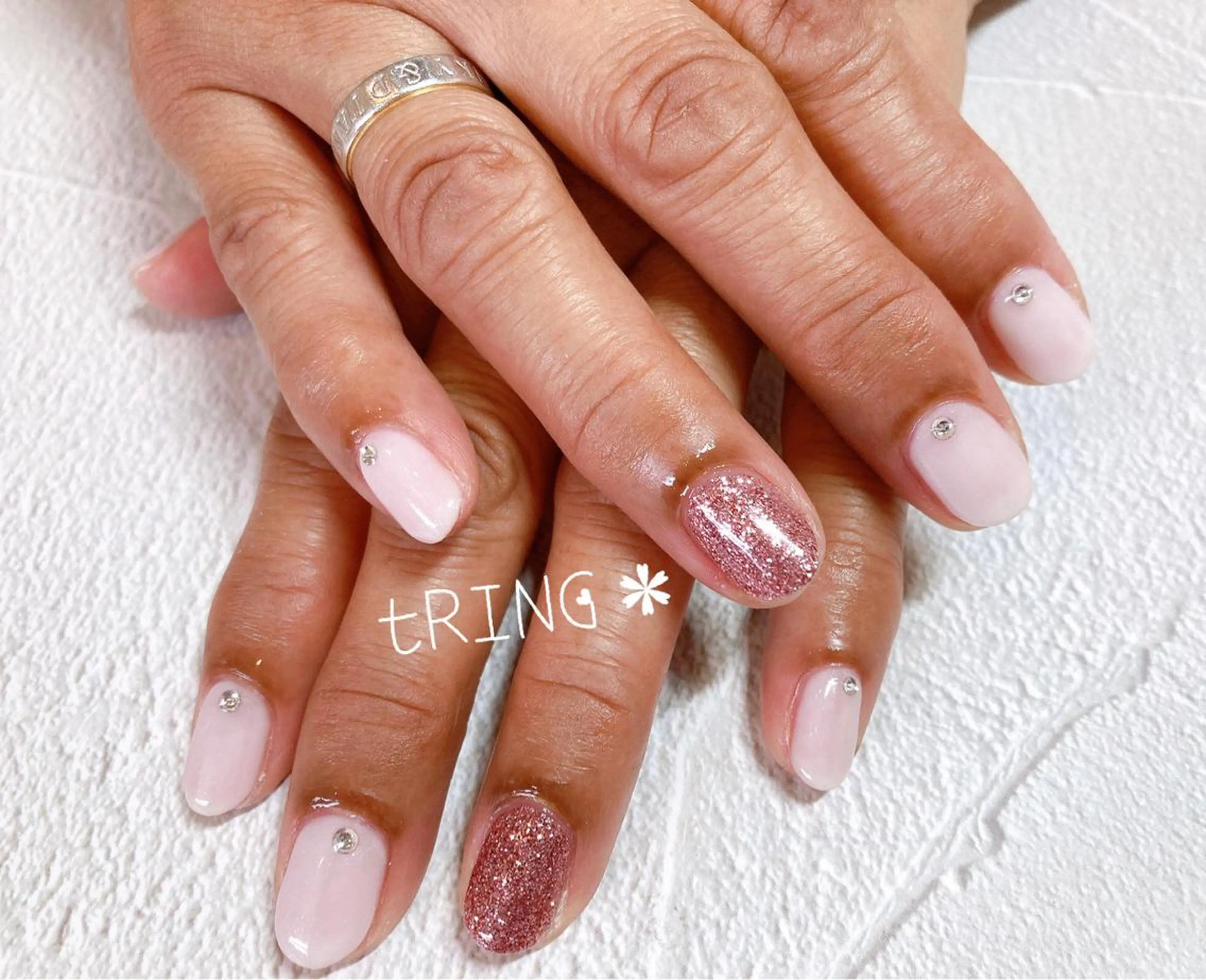 ネイル ハンドネイル tRING＊ しいの木台のネイルデザイン