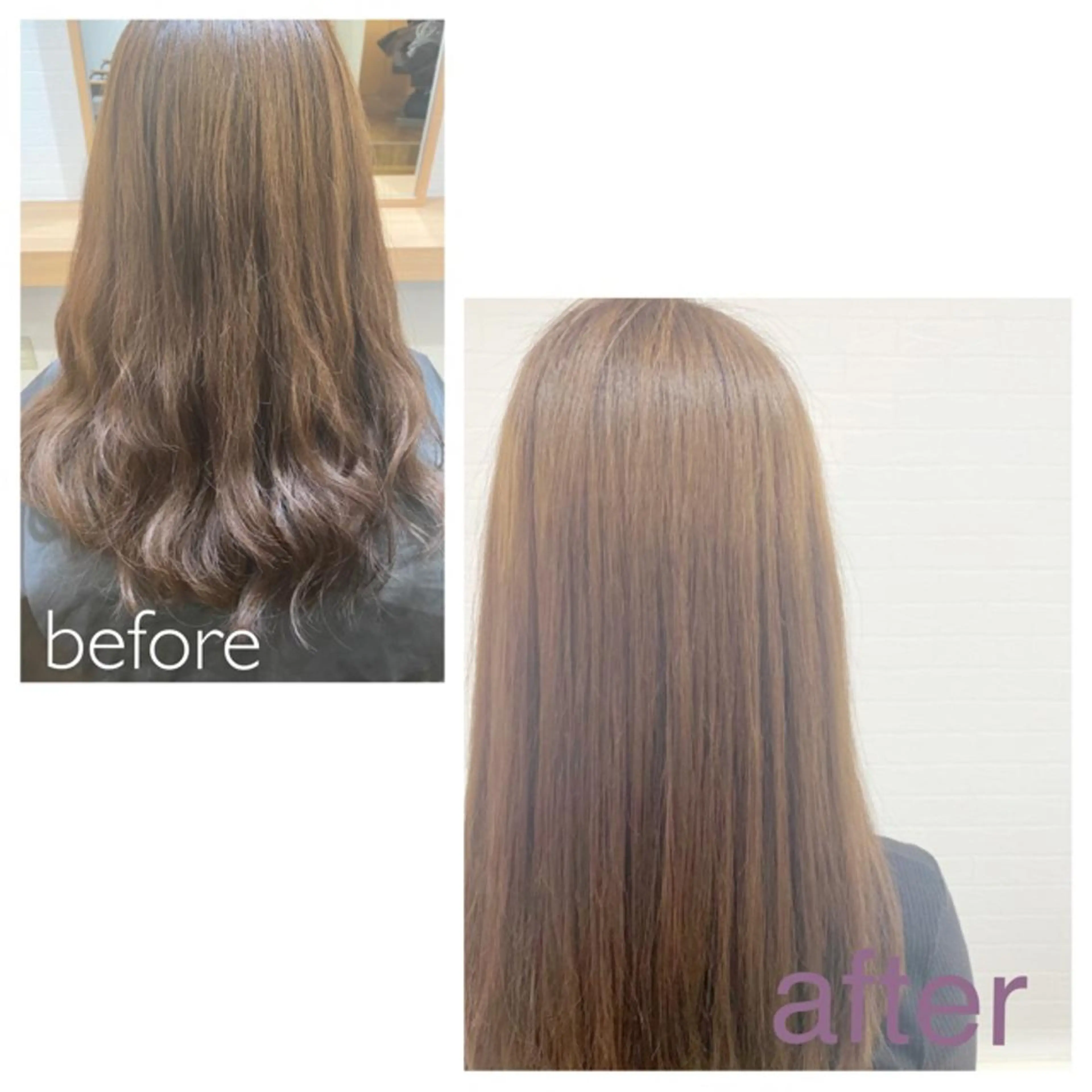 セミロング パーマ セミロングパーマ ストレートパーマ GRANLUSSO 〜グランルッソ駅前店所属・木口 嘉美のヘアスタイル