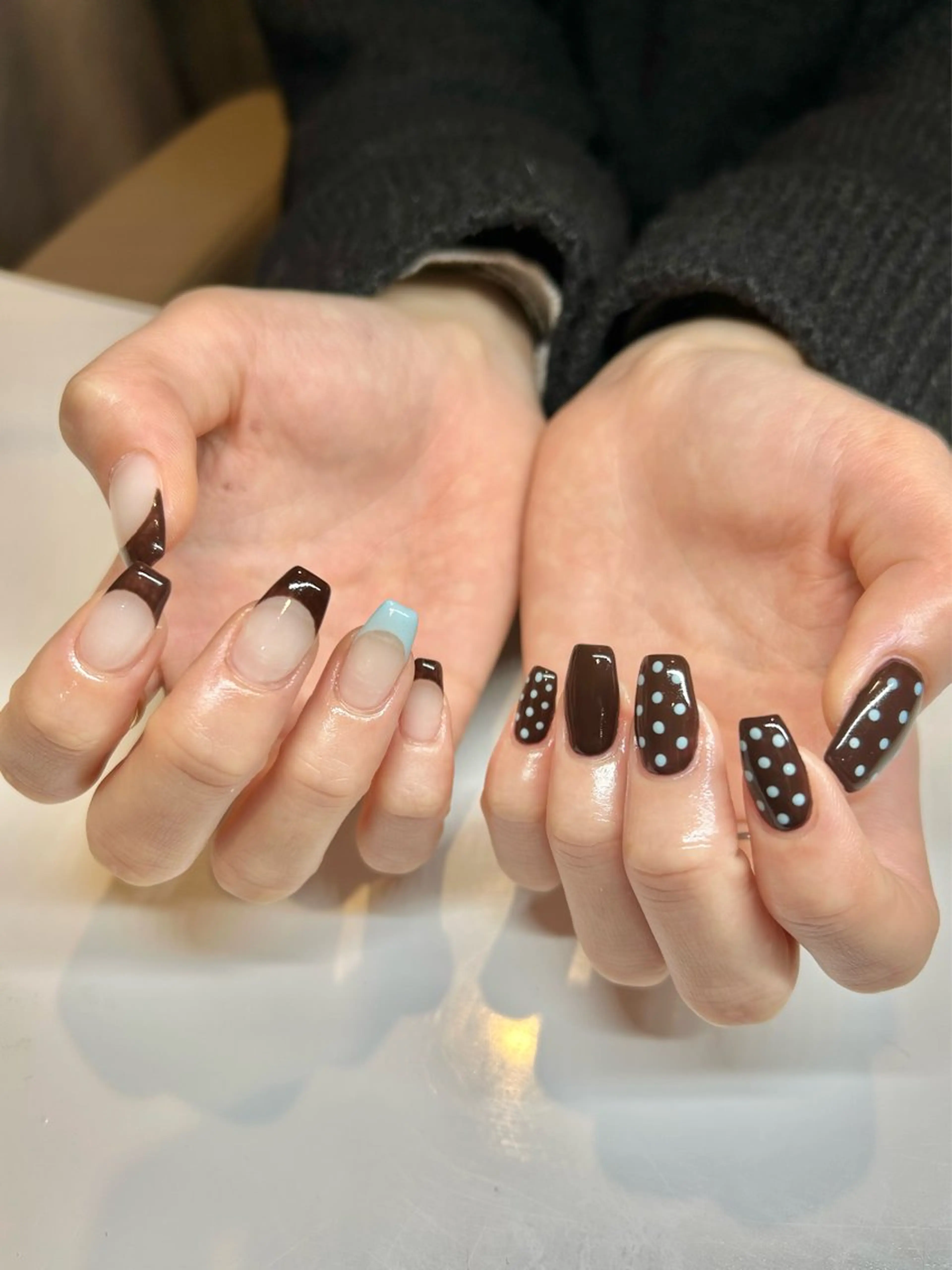 セミロング ハンドネイル welina Miyukiのネイルデザイン