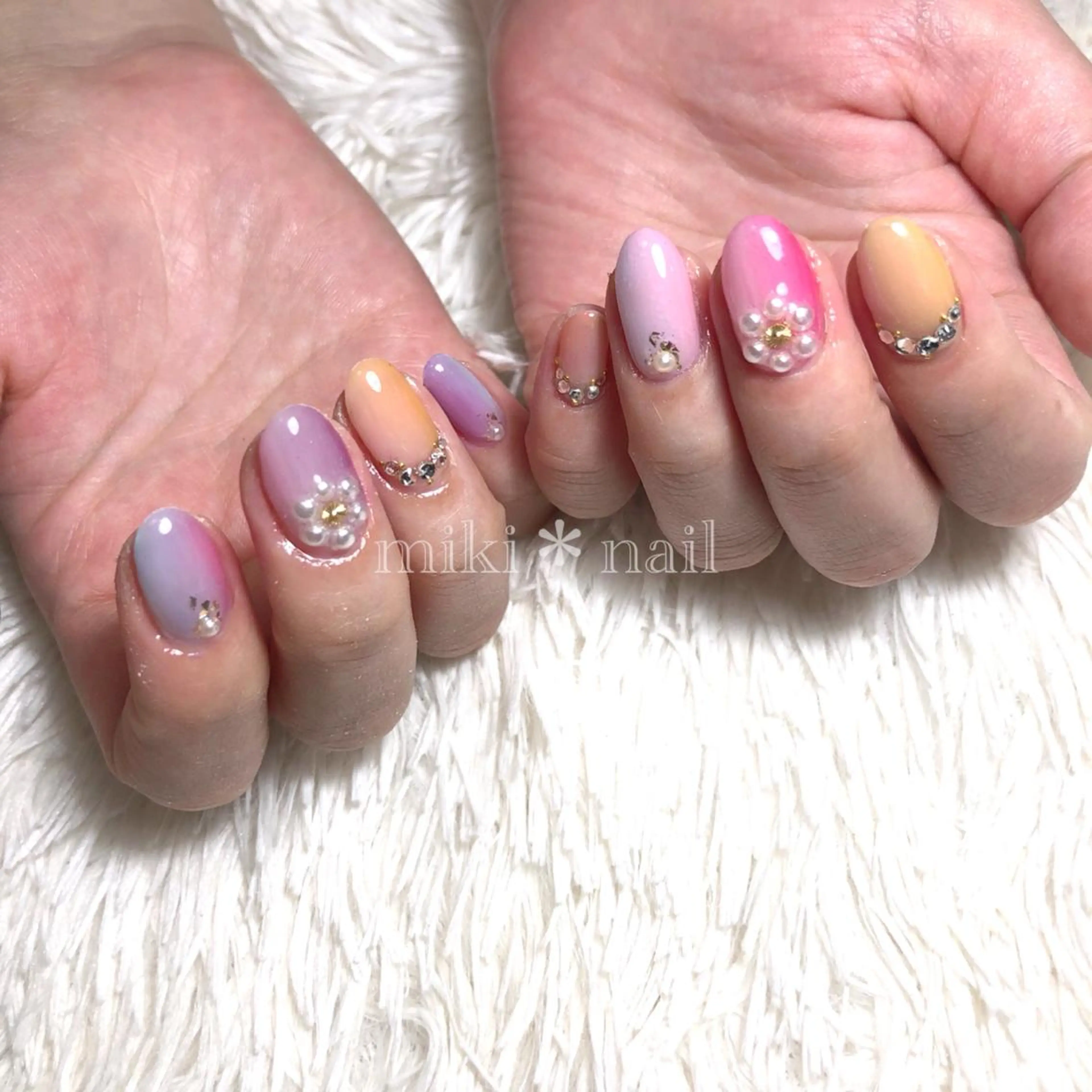 ネイル グラデーション ハンドネイル 田村 未来のネイルデザイン