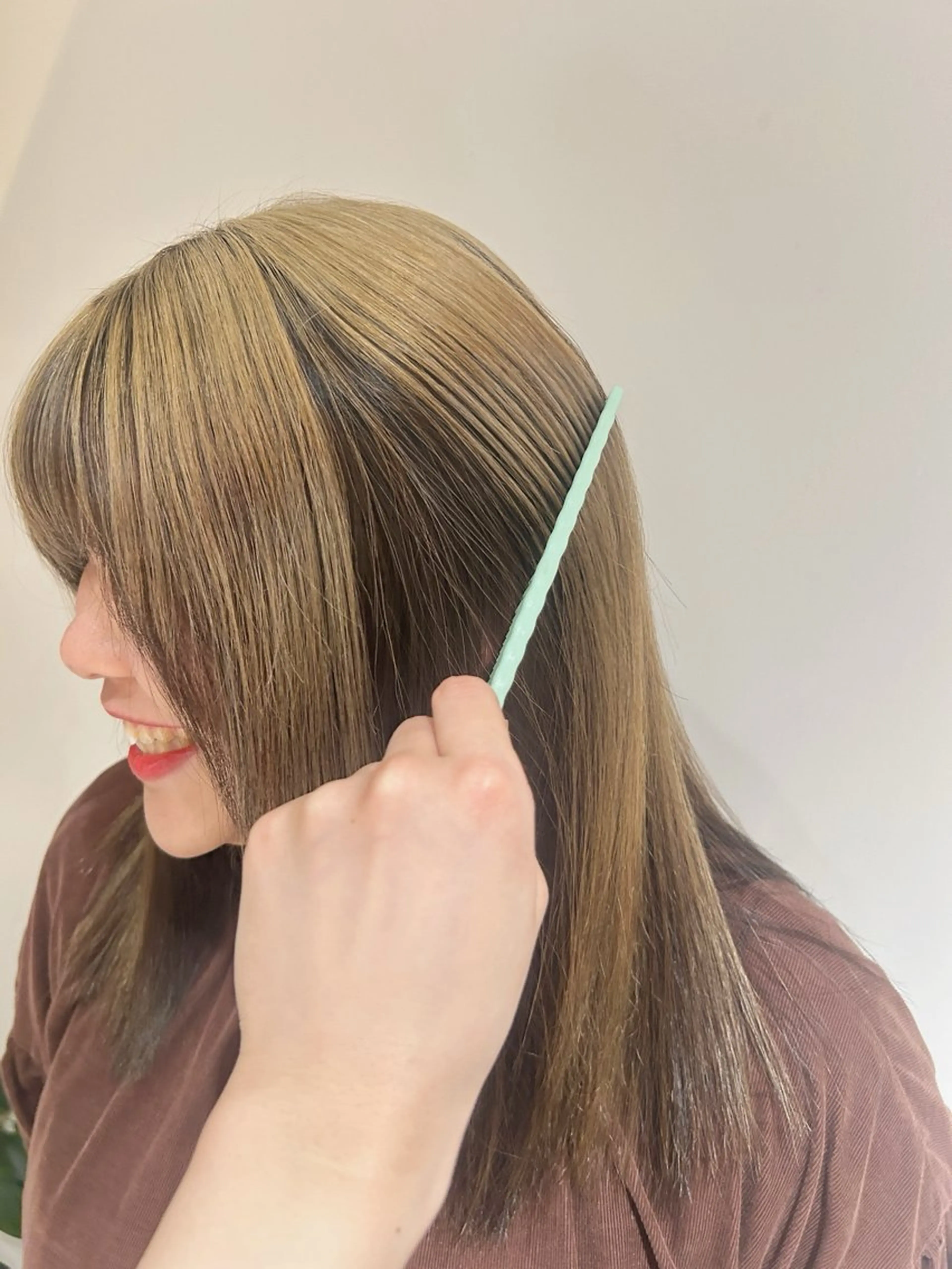 ロング カラー ヘアカラー パライソ南公園店小嶋 さつきのヘアスタイル