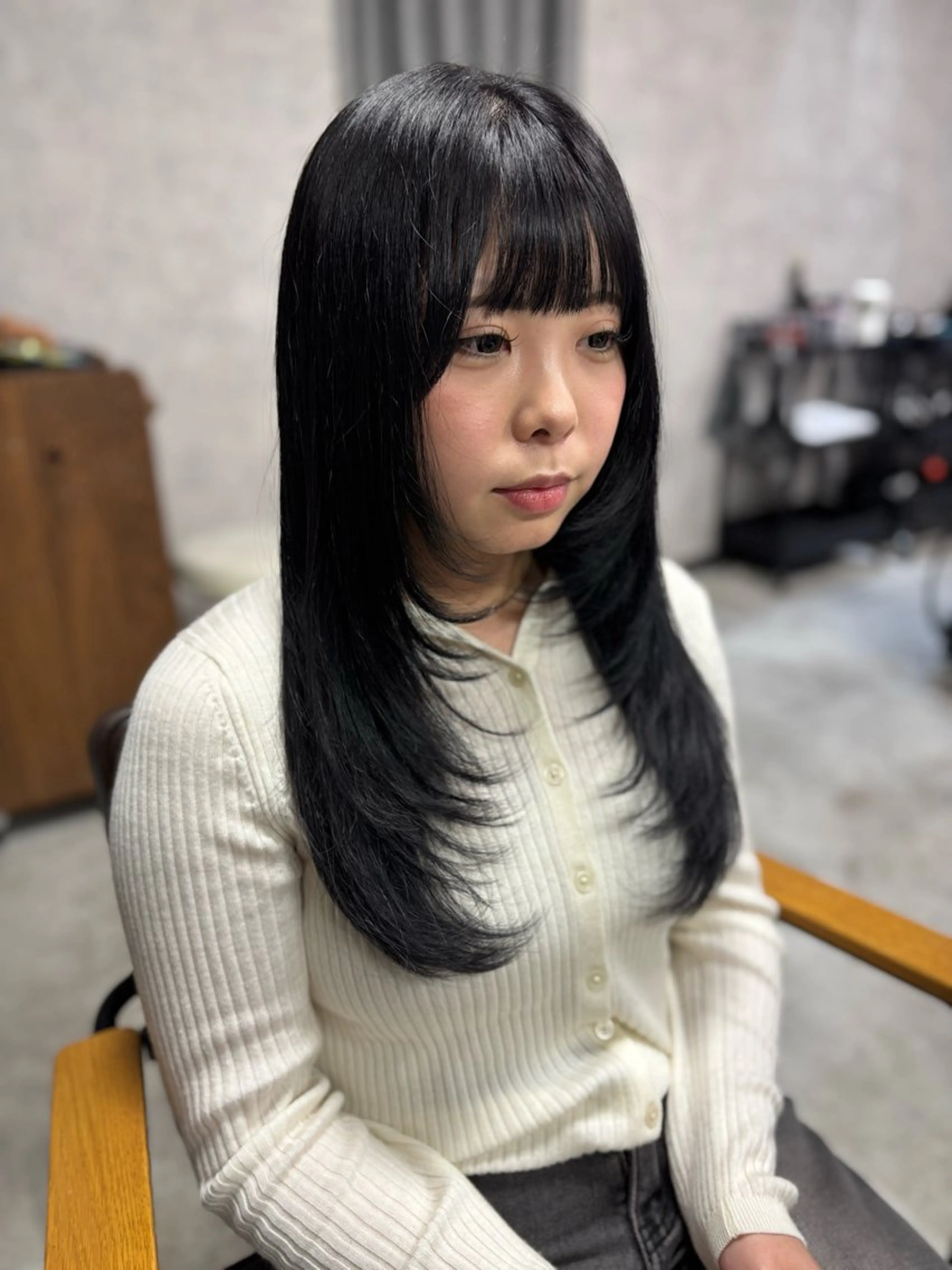 【🌟人気No.3🌟】カット+カラー＋幹細胞Wトリートメント🫧の写真