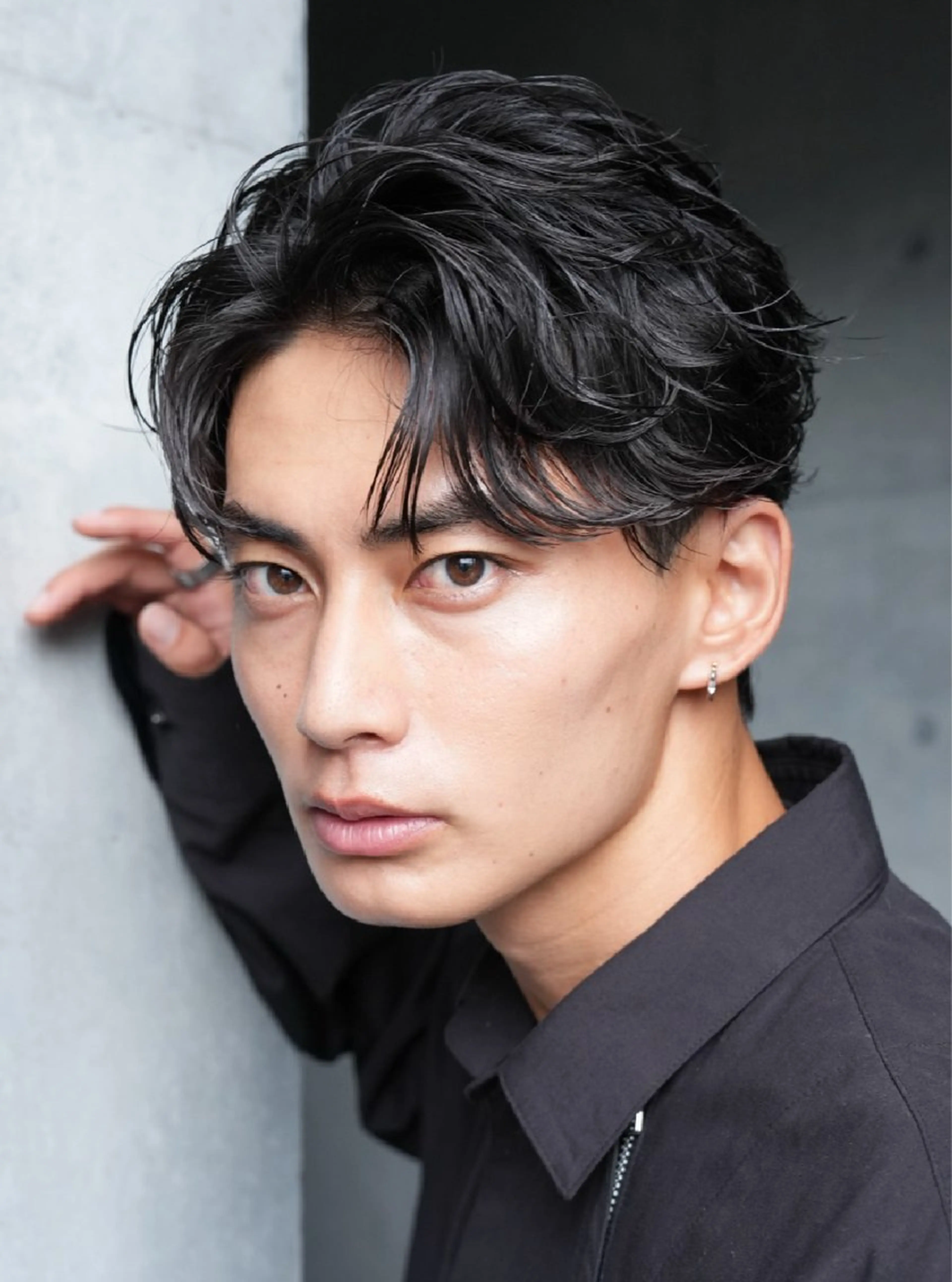 パーマ メンズ フェザーパーマ メンズパーマ 夏果⭐︎fifth 天神 海外風パーマのヘアスタイル