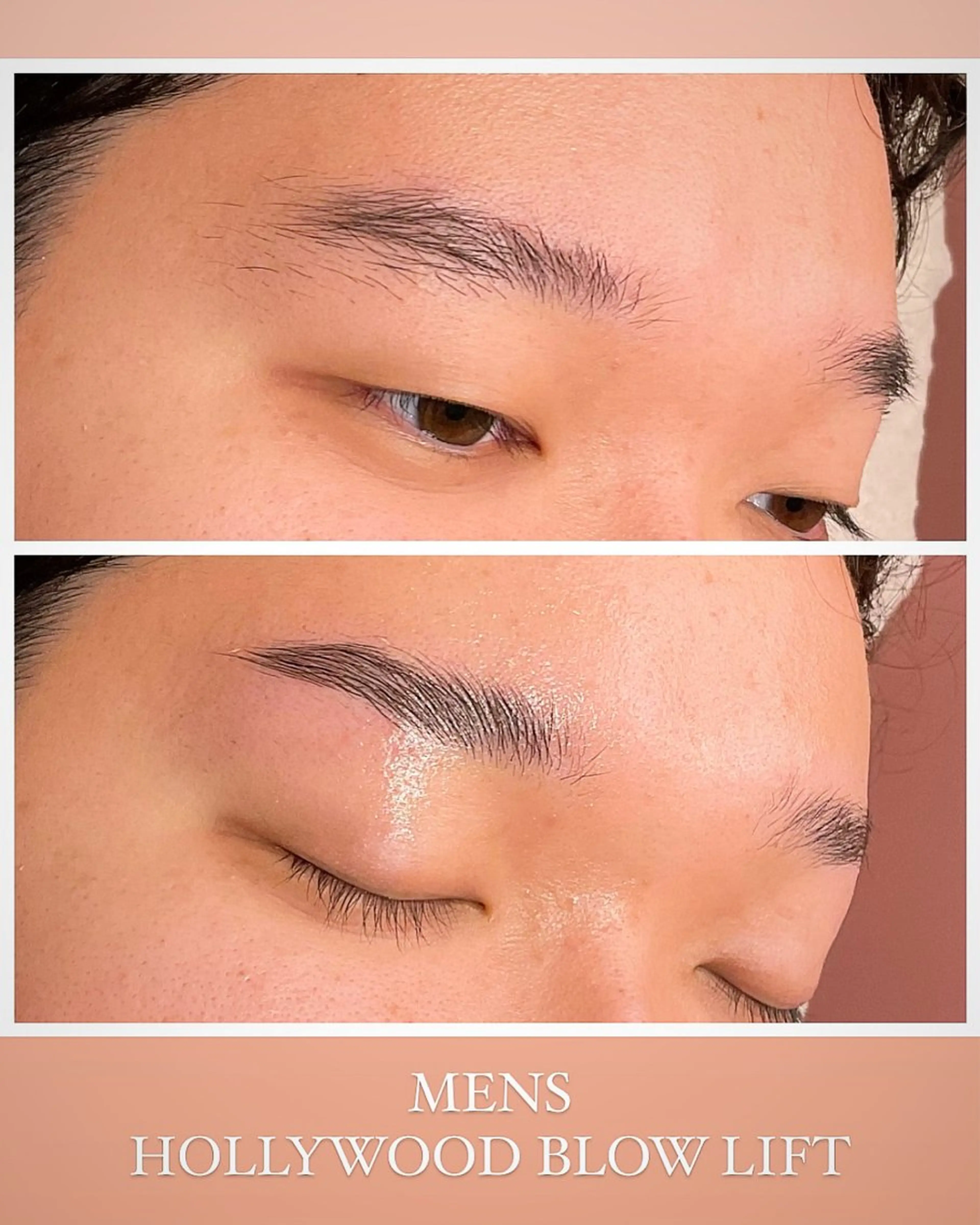 【メンズアイブロウ】ハリウッドブロウリフト　眉毛の生えグセを矯正して美眉へ　¥7,000→¥5,800の写真