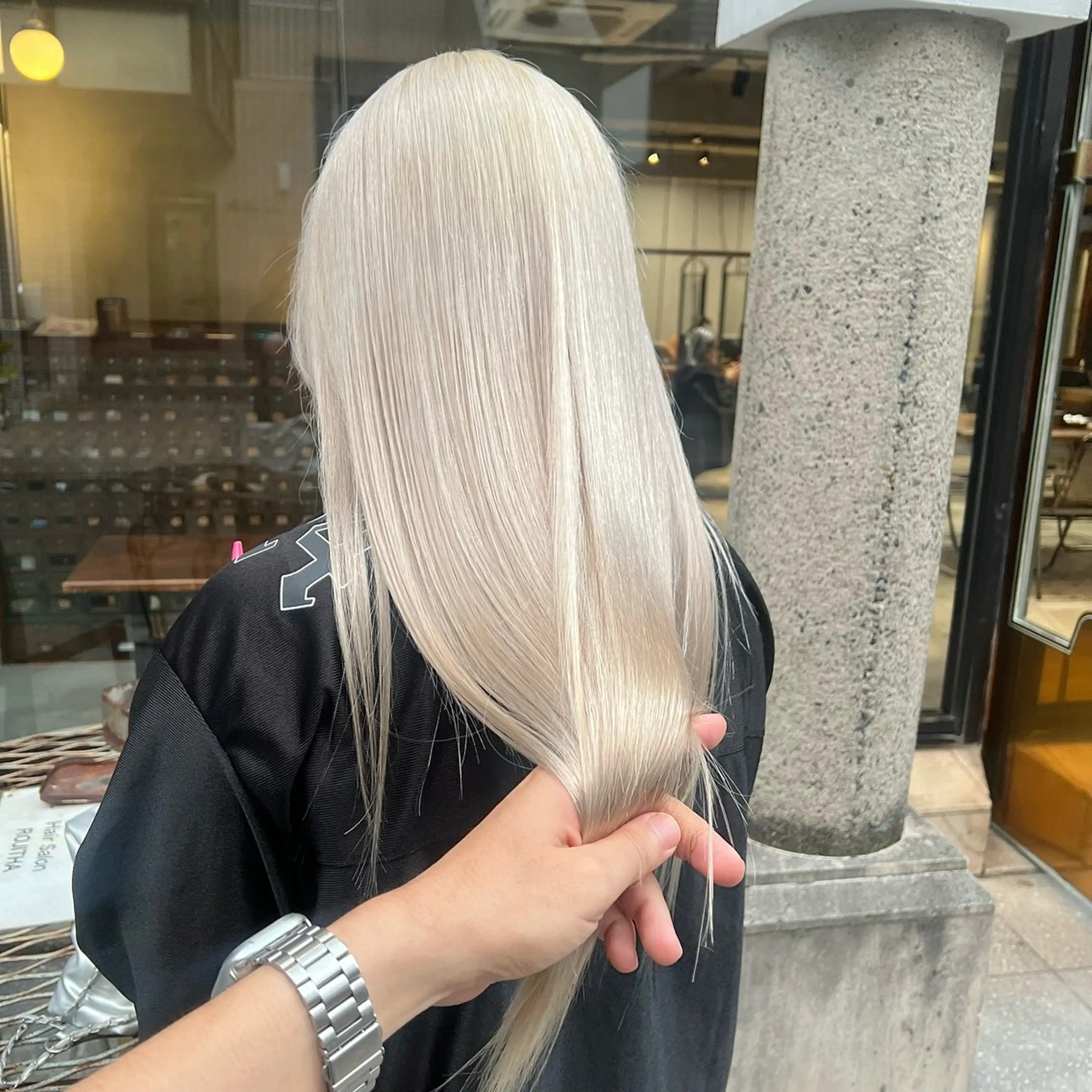 ロング カラー カット ヘアカラー トリートメント 赤みゼロ/透明感 カラー🌿KANTAのヘアスタイル