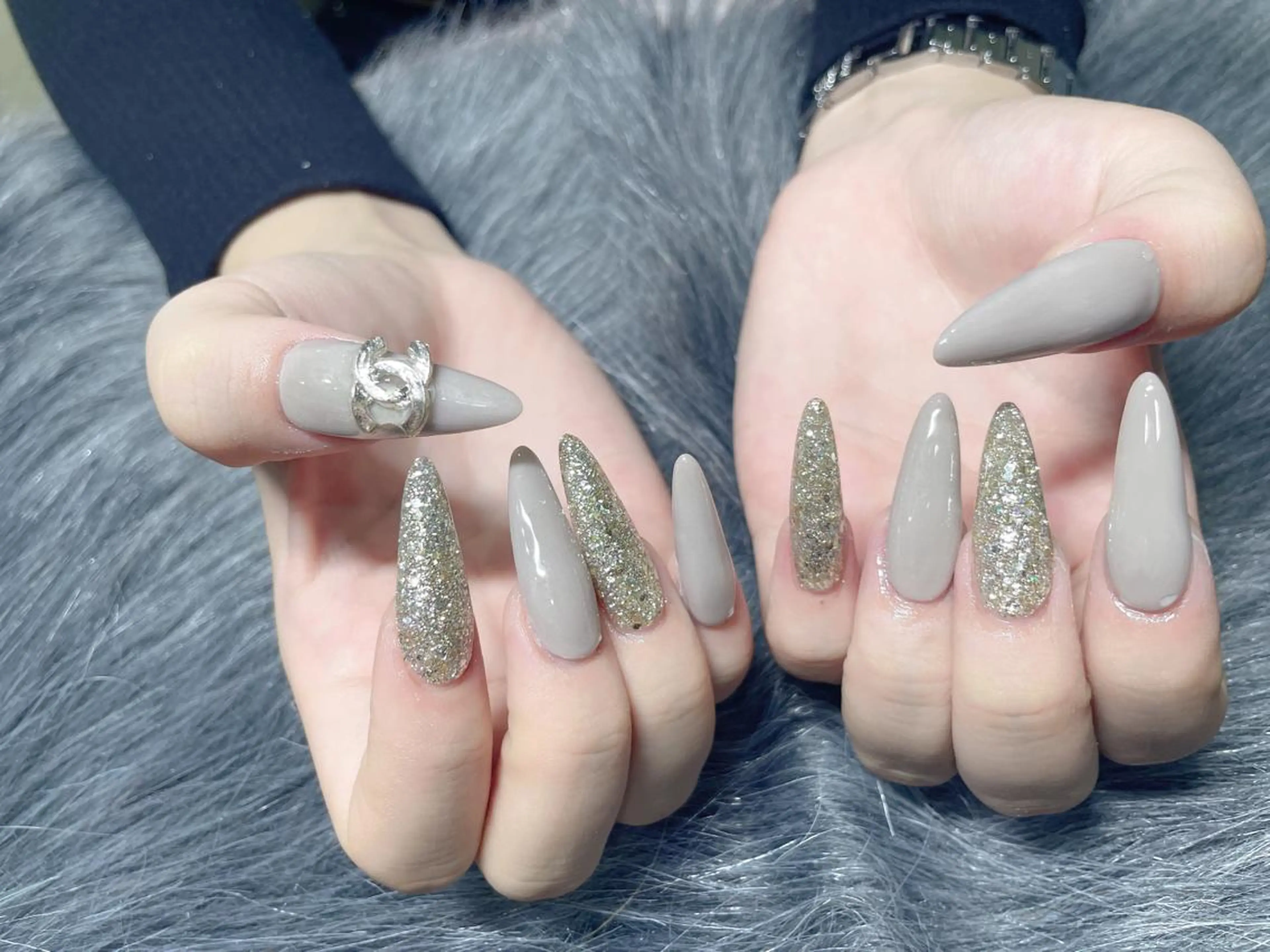 ロング ネイル 《LB》ラブリエ Nail&eyeのマツエク・マツパデザイン