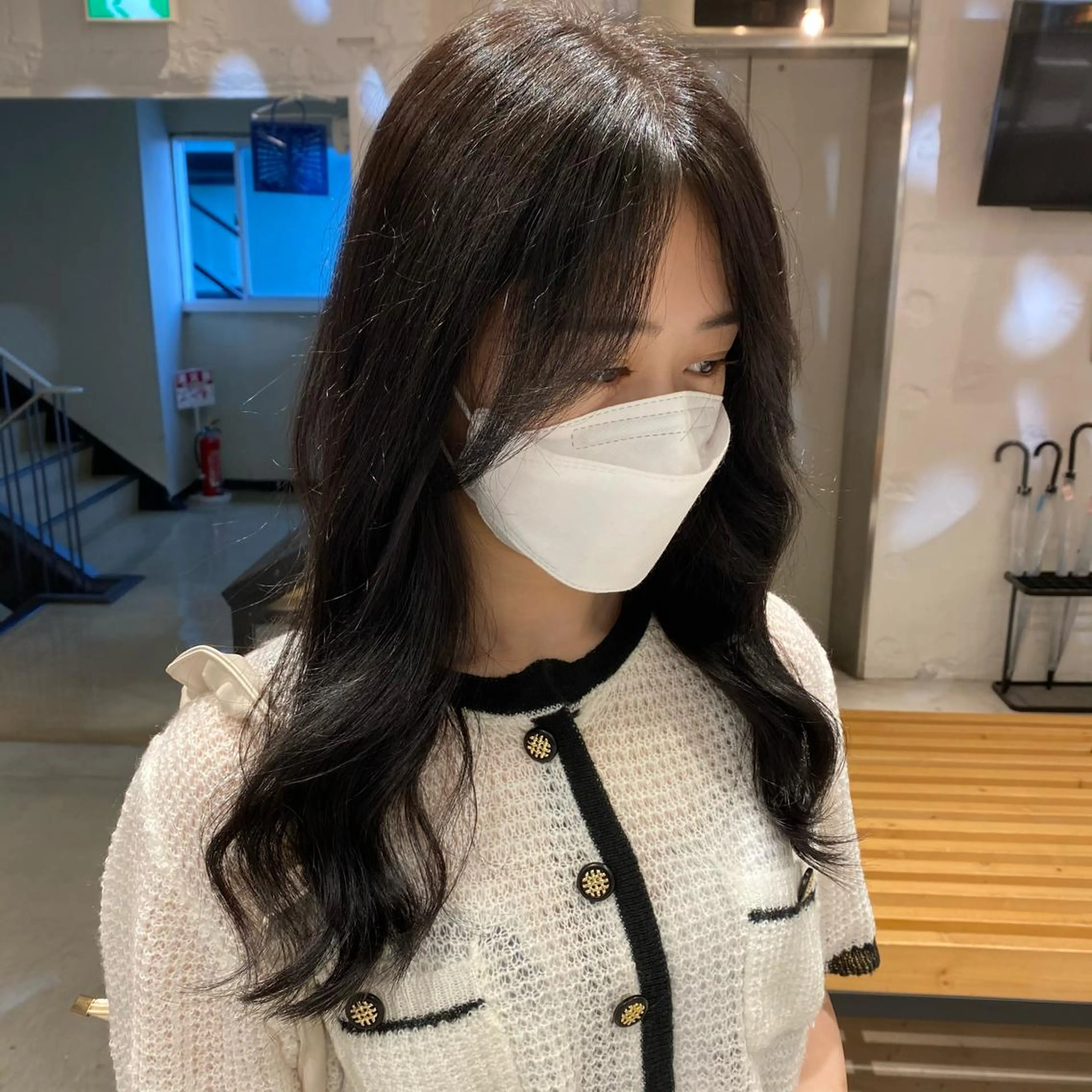 ロング カラー MOE🐈‍⬛🎀 エクステ/ワンホンのヘアスタイル