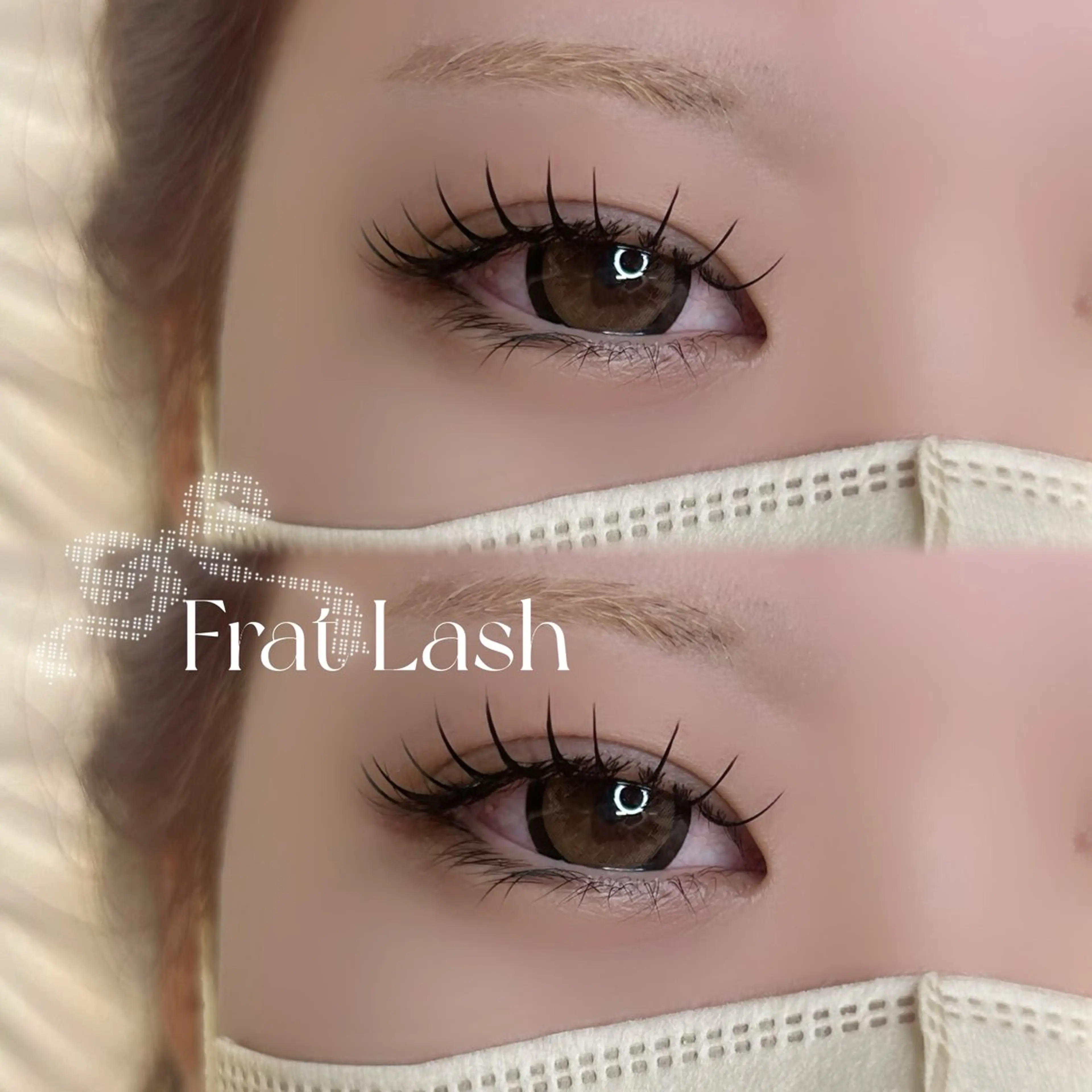 マツエク・マツパ CCカール Cカール カラーマツエク キュート Dカール マツエク mila. mahina 天神のマツエク・マツパデザイン