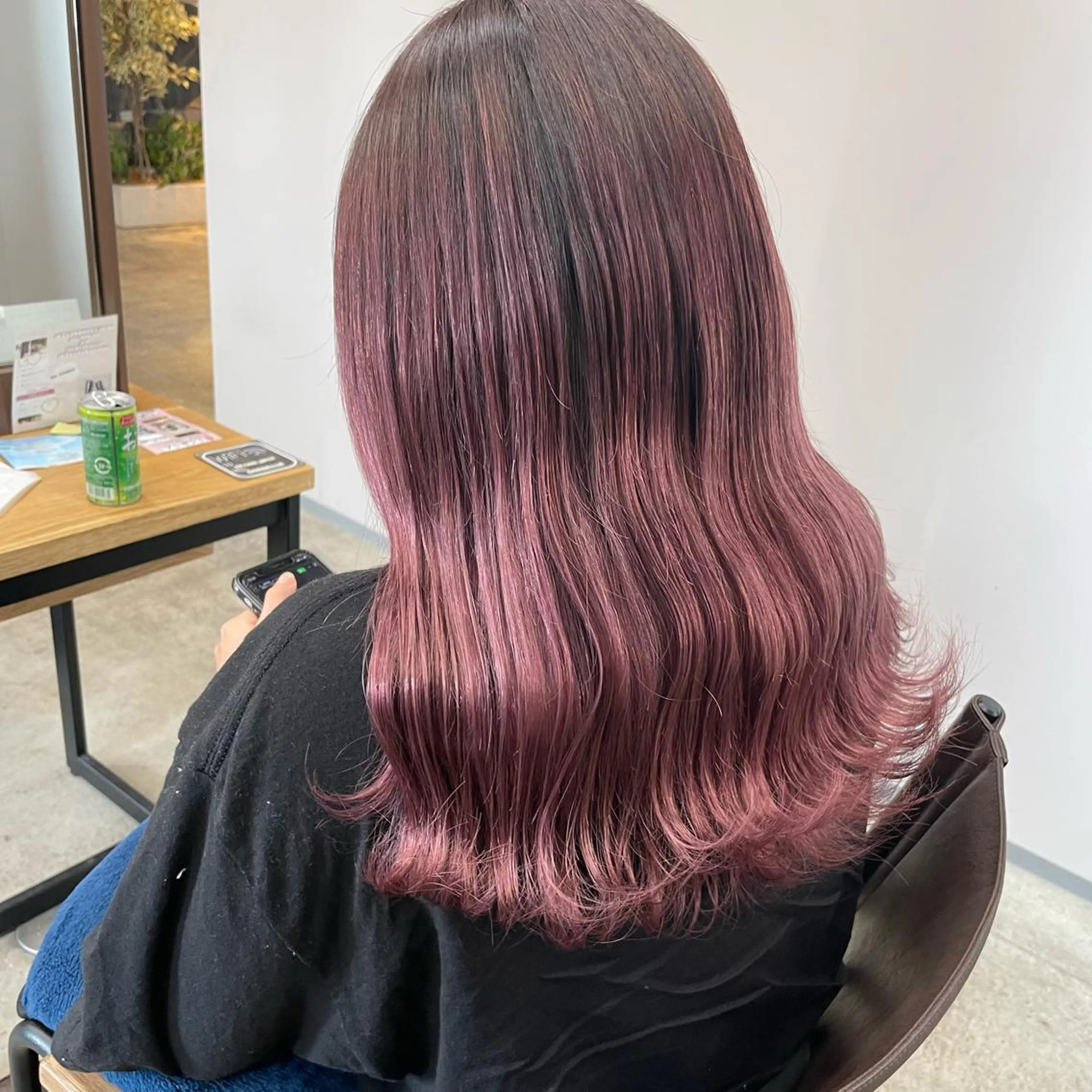 セミロング バレイヤージュモデル 小林匠❤️‍🔥のヘアスタイル