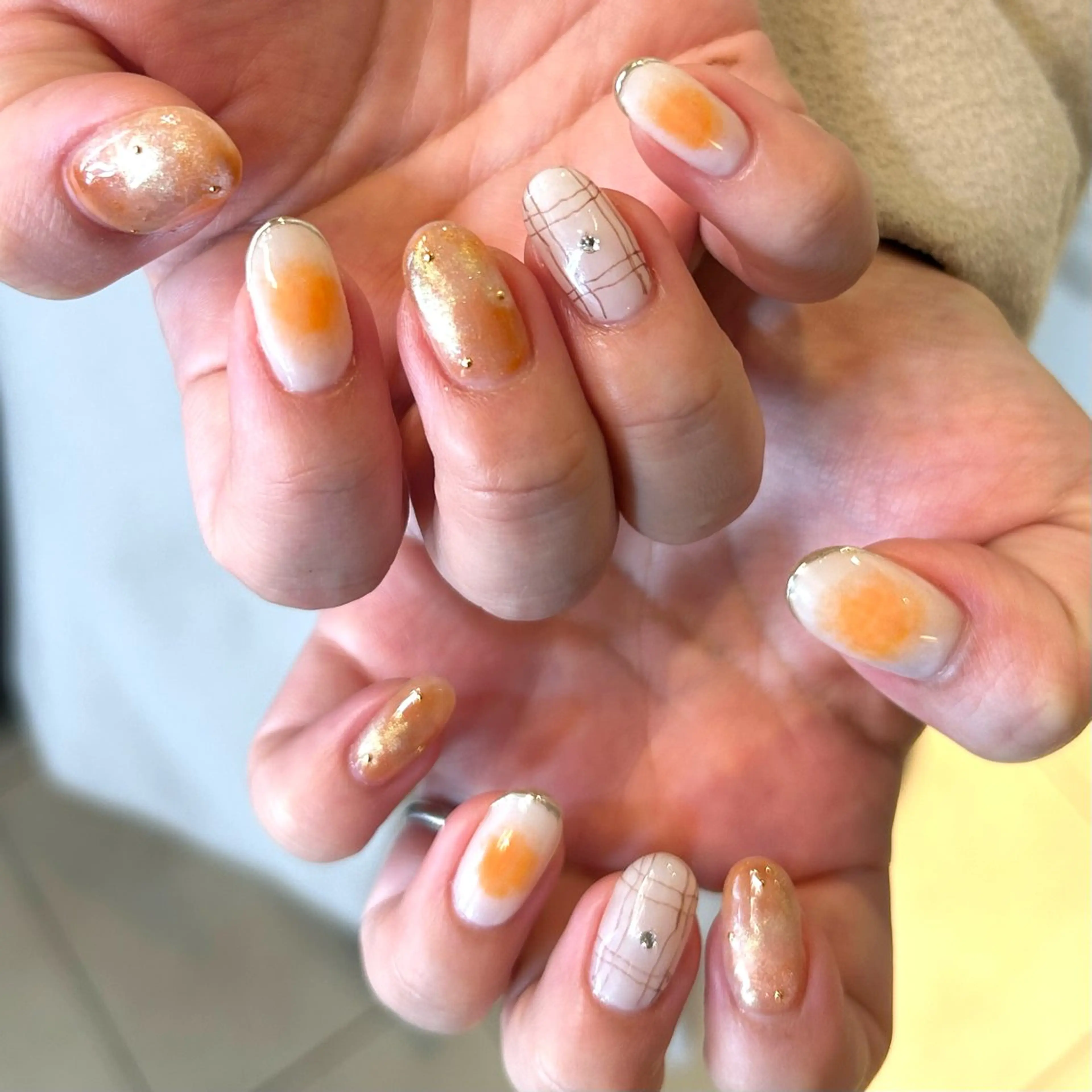 ネイル アートネイル マグネットネイル misaki🎀 coffret.のネイルデザイン