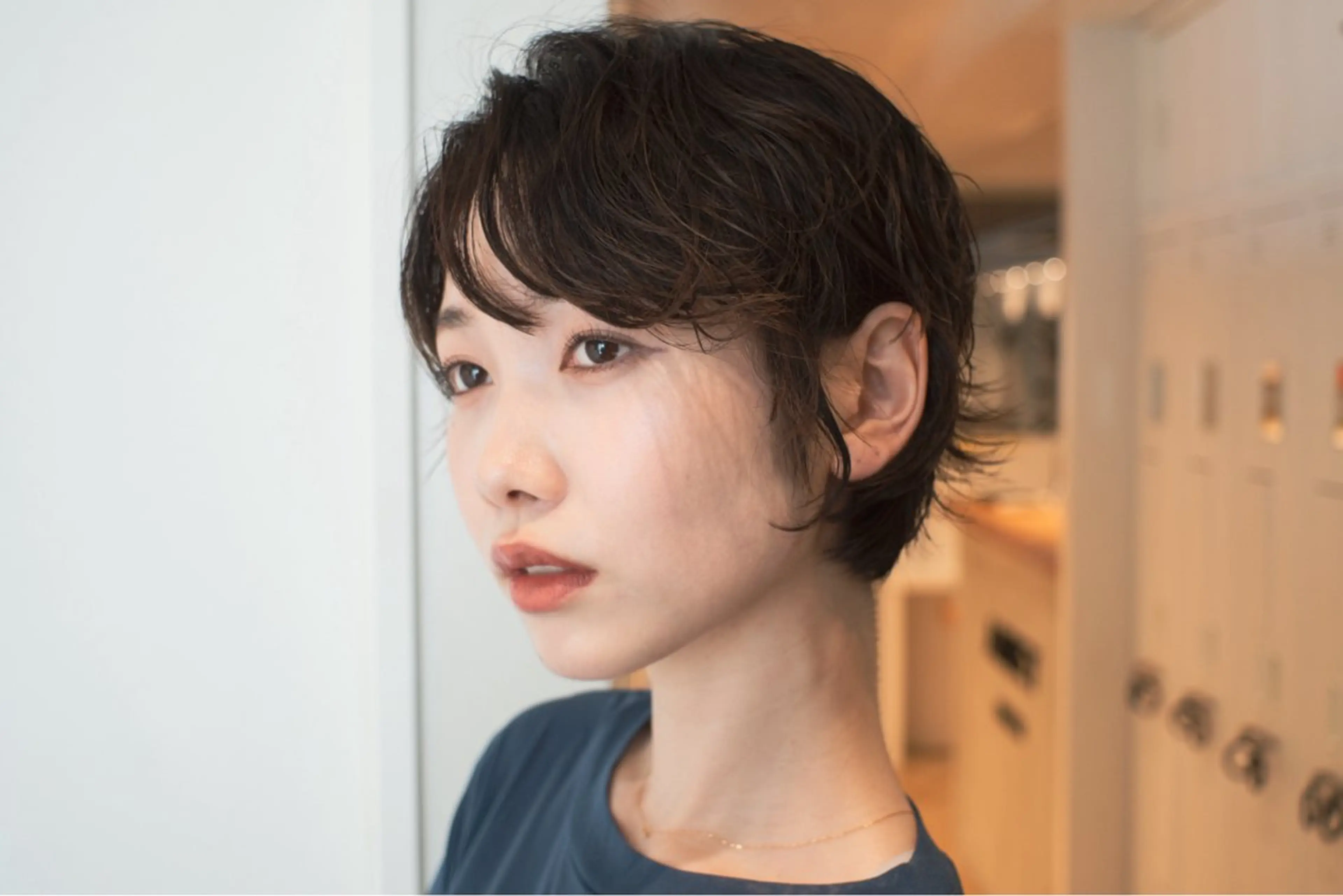 ショート パーマ ニュアンスパーマ 能登谷 泉稀のヘアスタイル