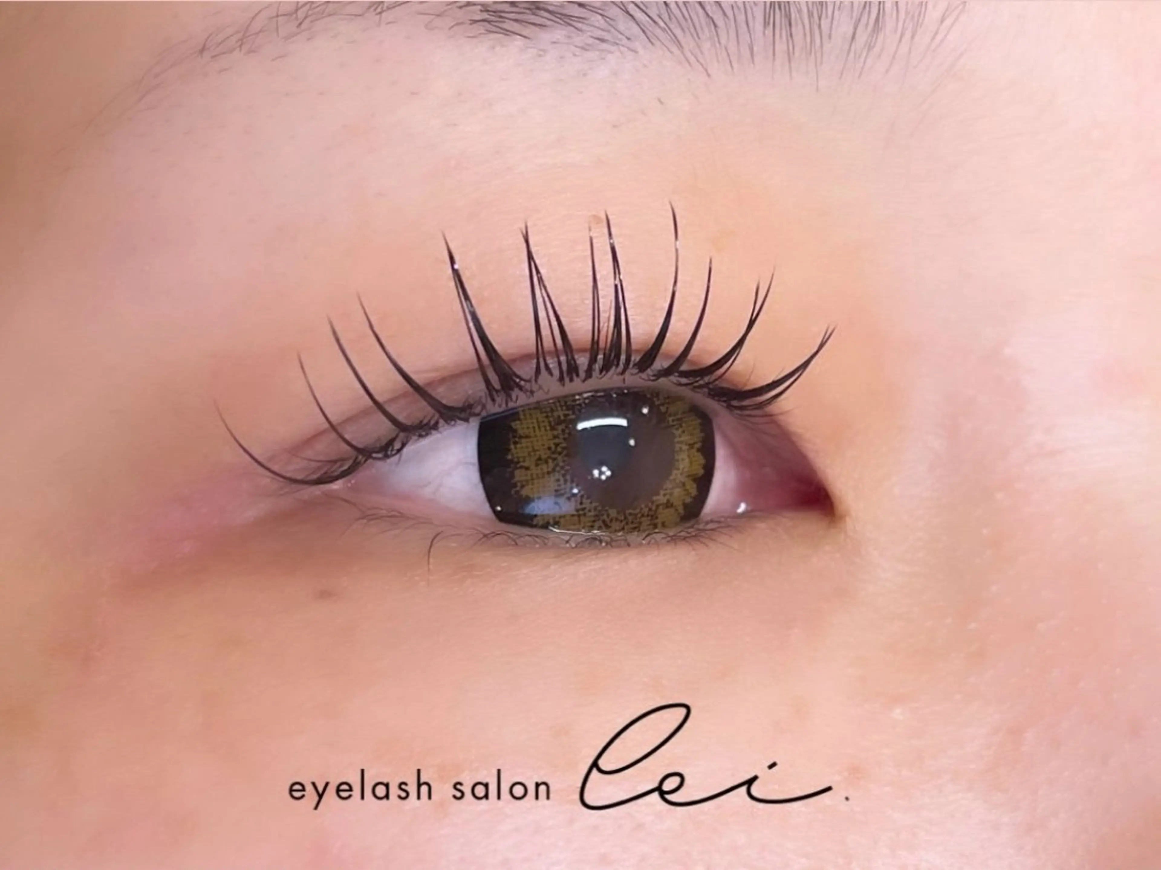 マツエク・マツパ 一重×まつ毛パーマ マツエク eyelash salon lei.所属・白井 茜のマツエク・マツパデザイン