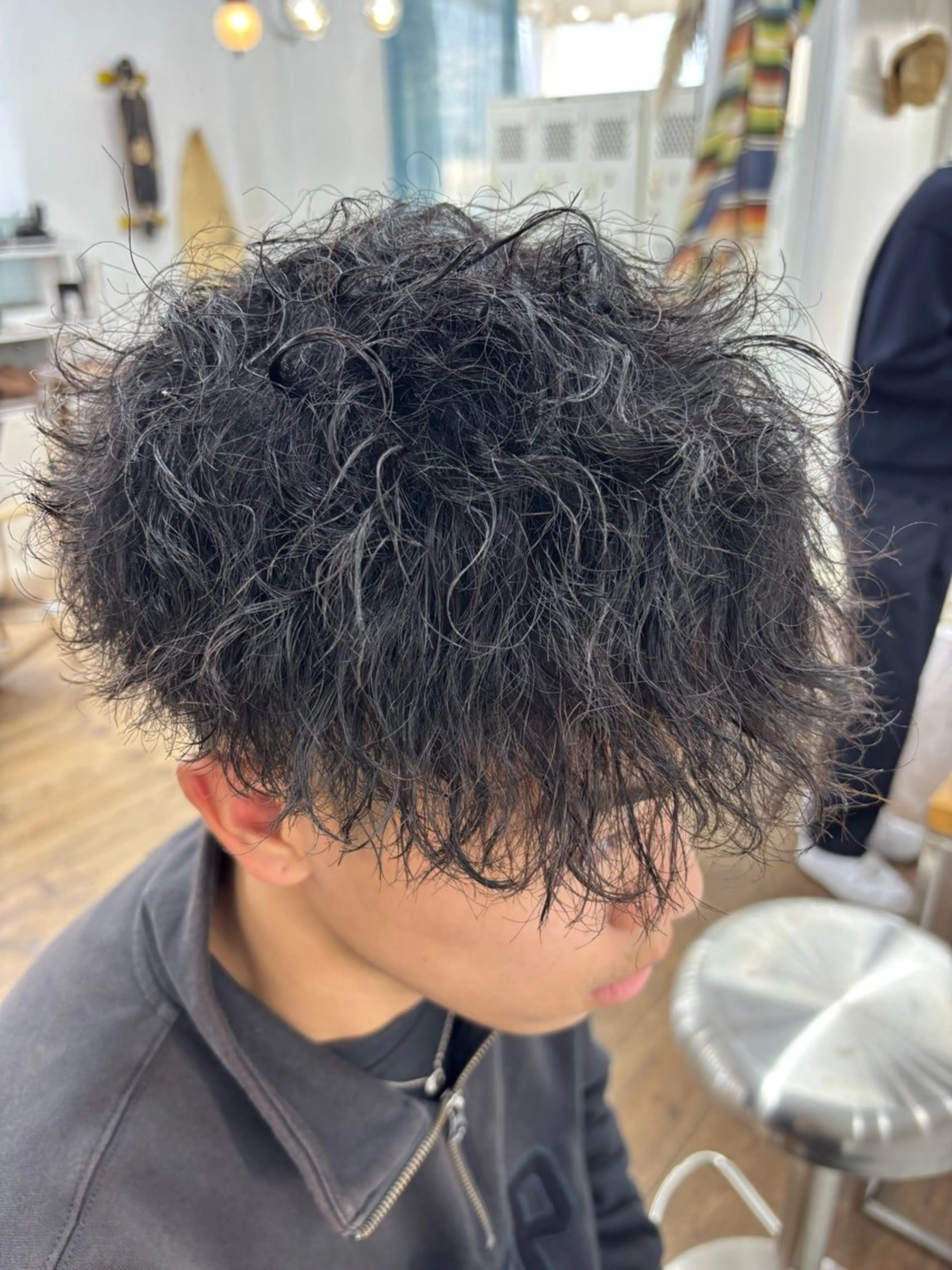 パーマ メンズ カット パーマ メンズ特化サロン Ryomaのヘアスタイル