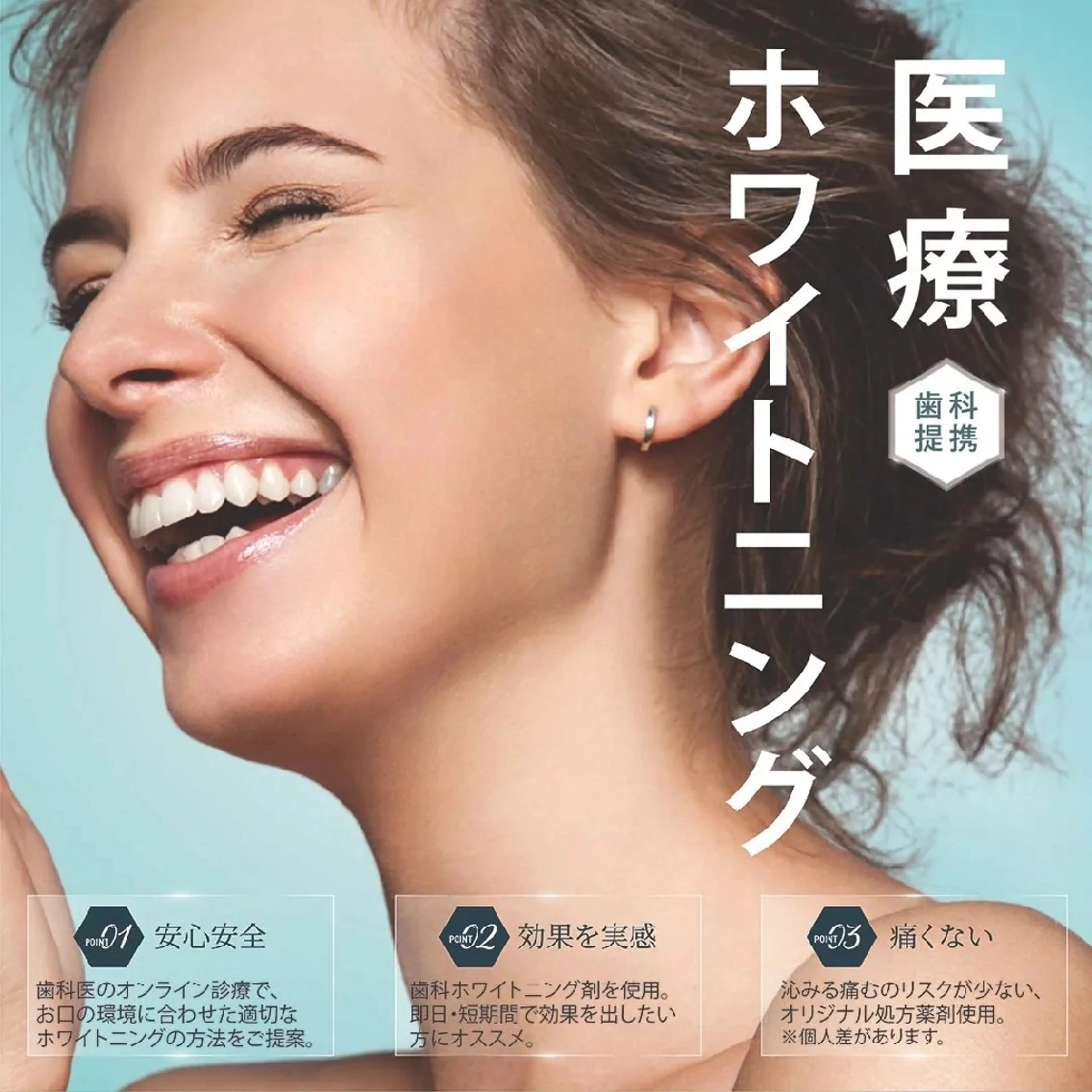 【急いで白い歯になりたい方】医療セルフホワイトニング　15分×2照射　※注意：補足説明を必ずお読みくださいの写真