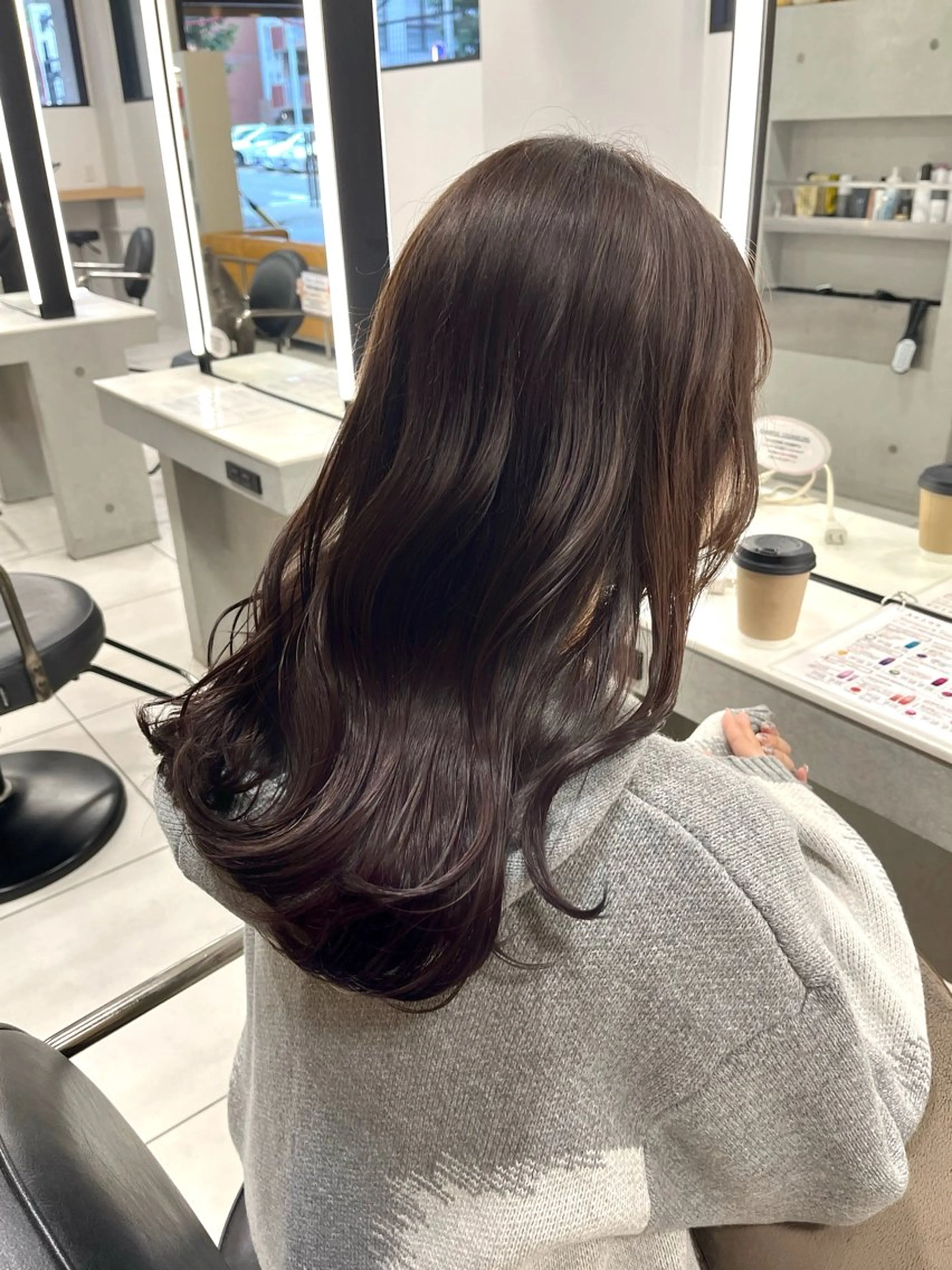 セミロング 🎀透明感カラー🎀 稲垣至恩🎀のヘアスタイル