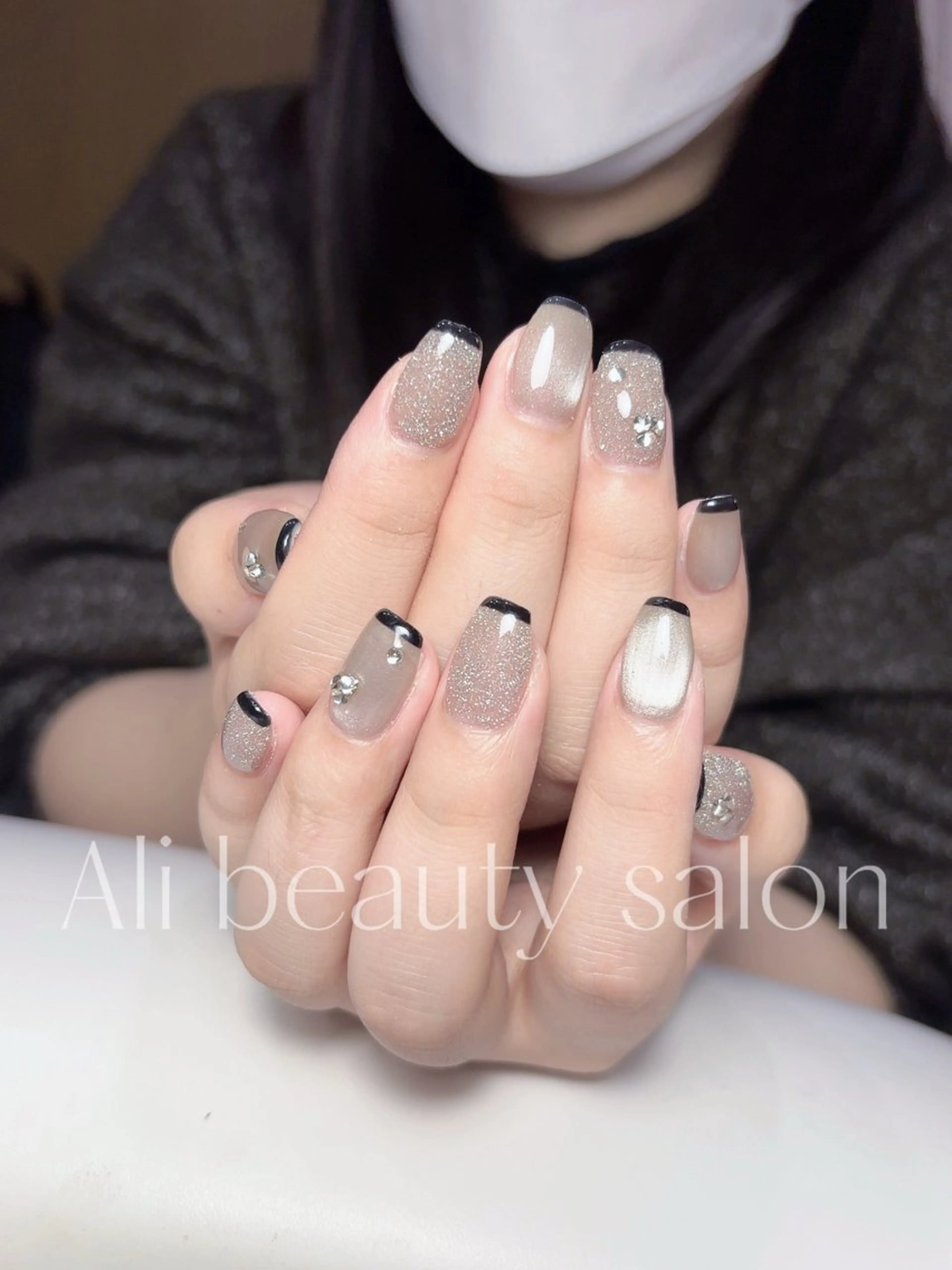 ネイル フレンチネイル 持ち込み ハンドネイル Ali 新小岩 ネイル専門のネイルデザイン