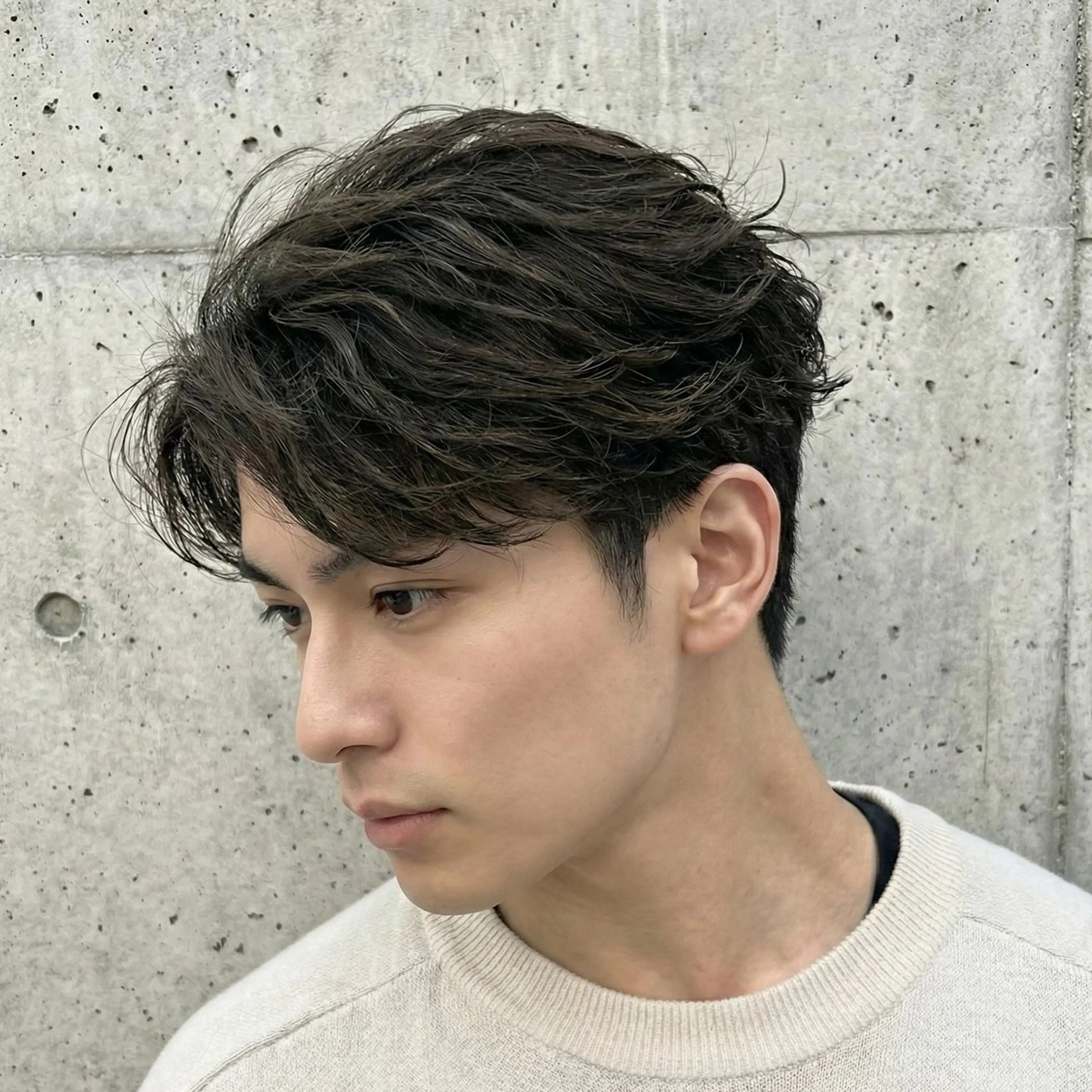 ショート パーマ メンズ カット パーマ headstock所属・カットパーマ枠 のすけ【五位堂】のヘアスタイル