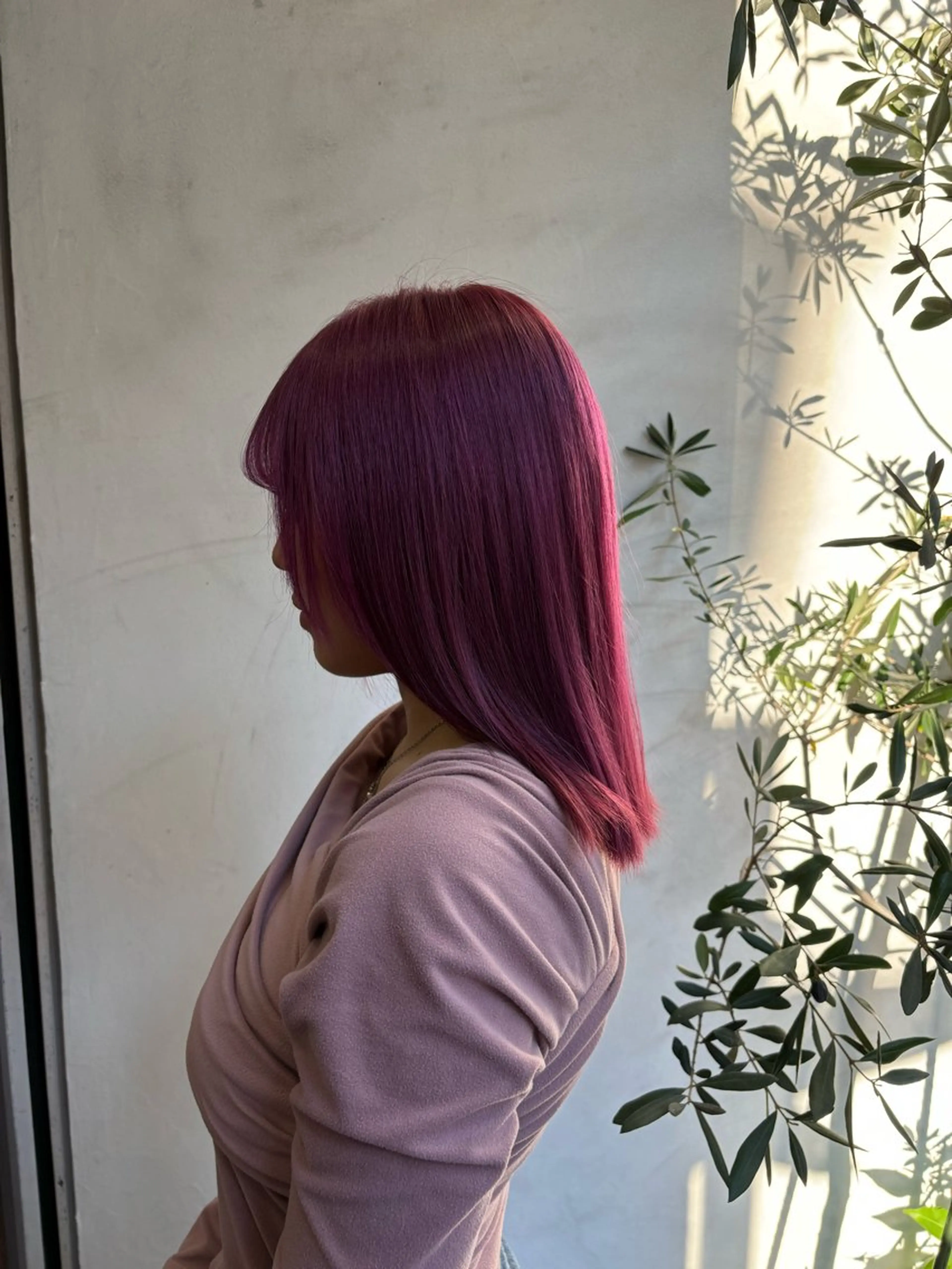 ロング カラー ブリーチ予約率90% 以上✨森山陽向のヘアスタイル