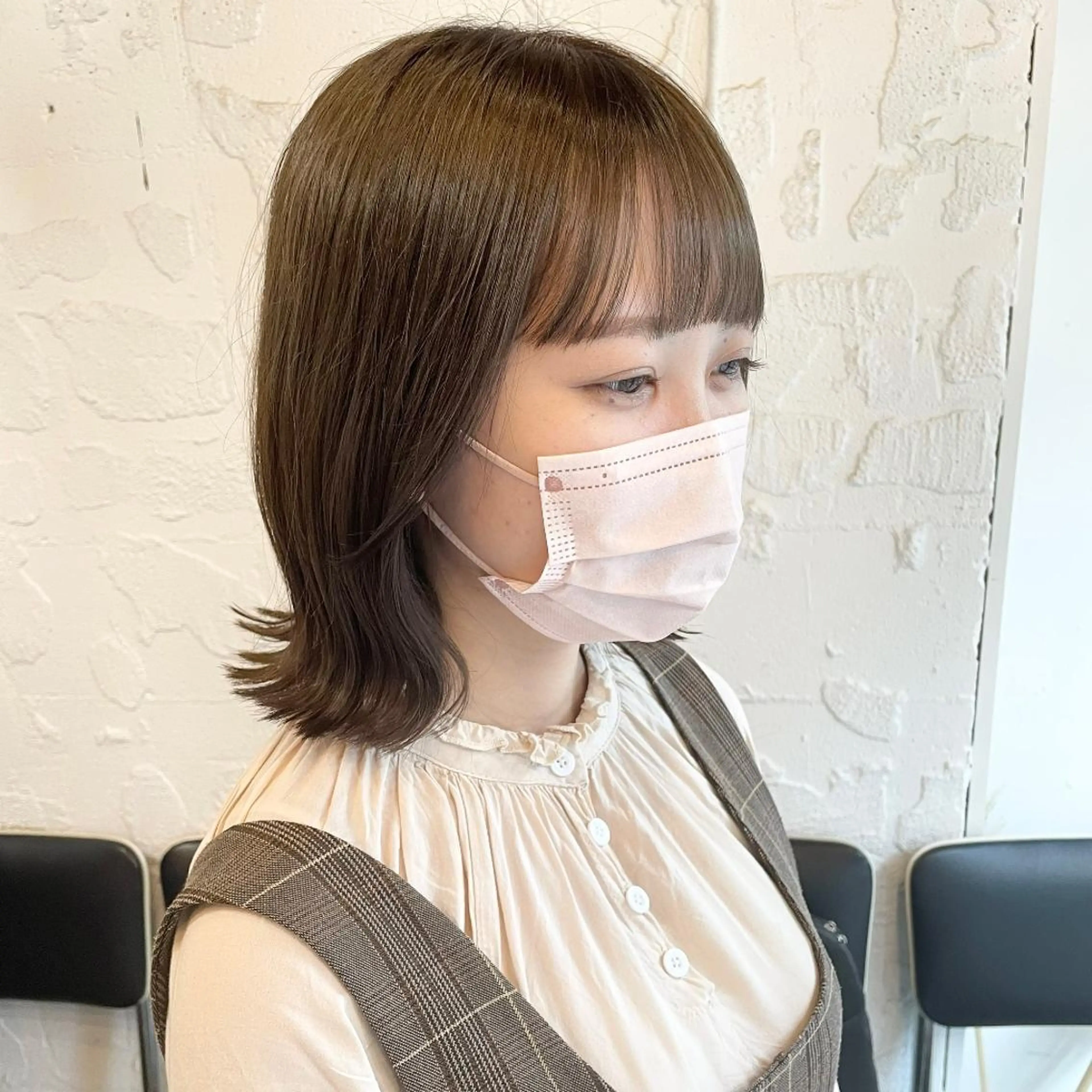 カラー ミディアム カット ヘアカラー トリートメント em HAIR 🌿下北沢のヘアスタイル