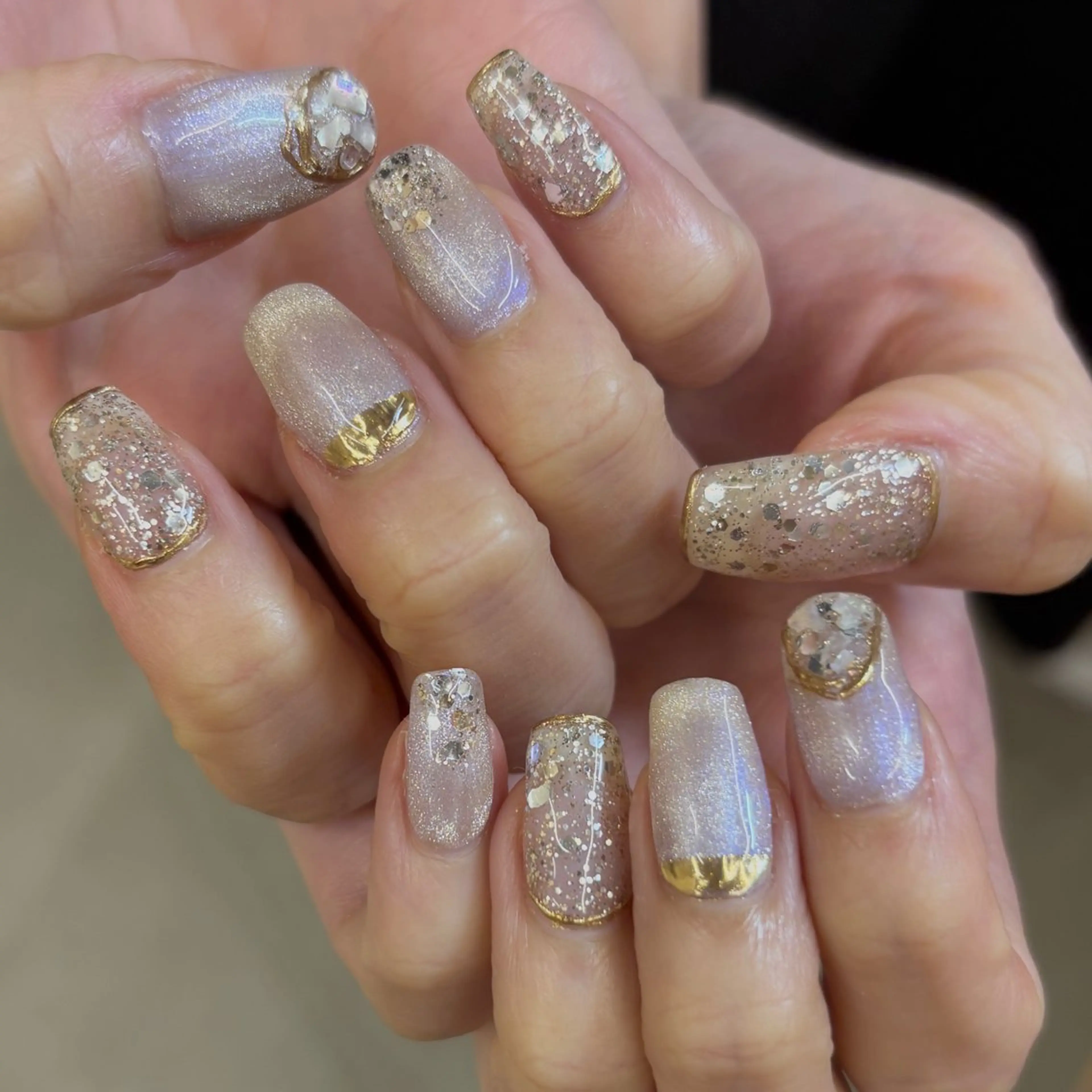 ネイル ハンドネイル YURIN 𓈒ㅤׂ 𝜗𝜚のネイルデザイン