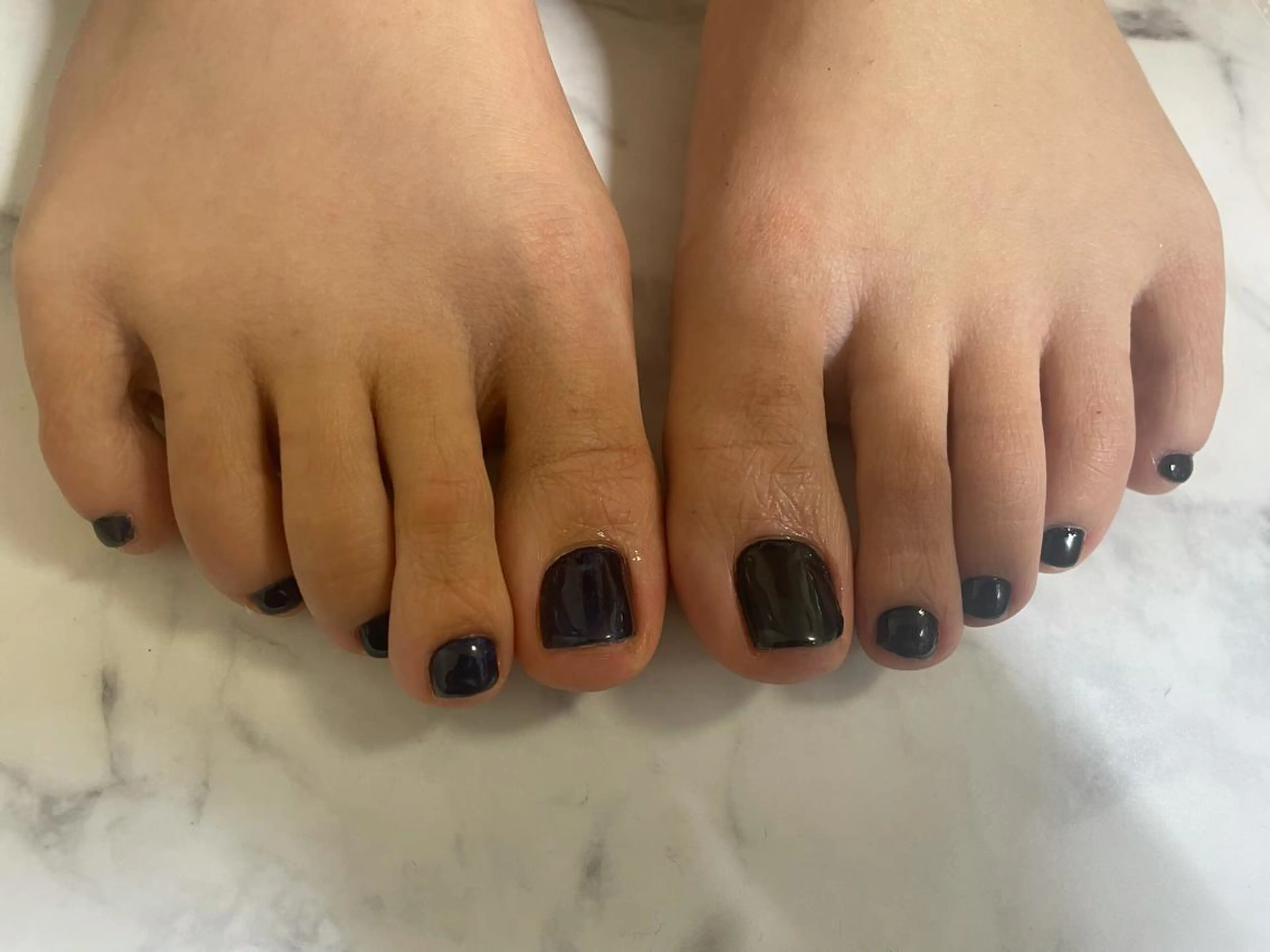 【オフあり】フットネイルワンカラー💅フットバス付きの写真