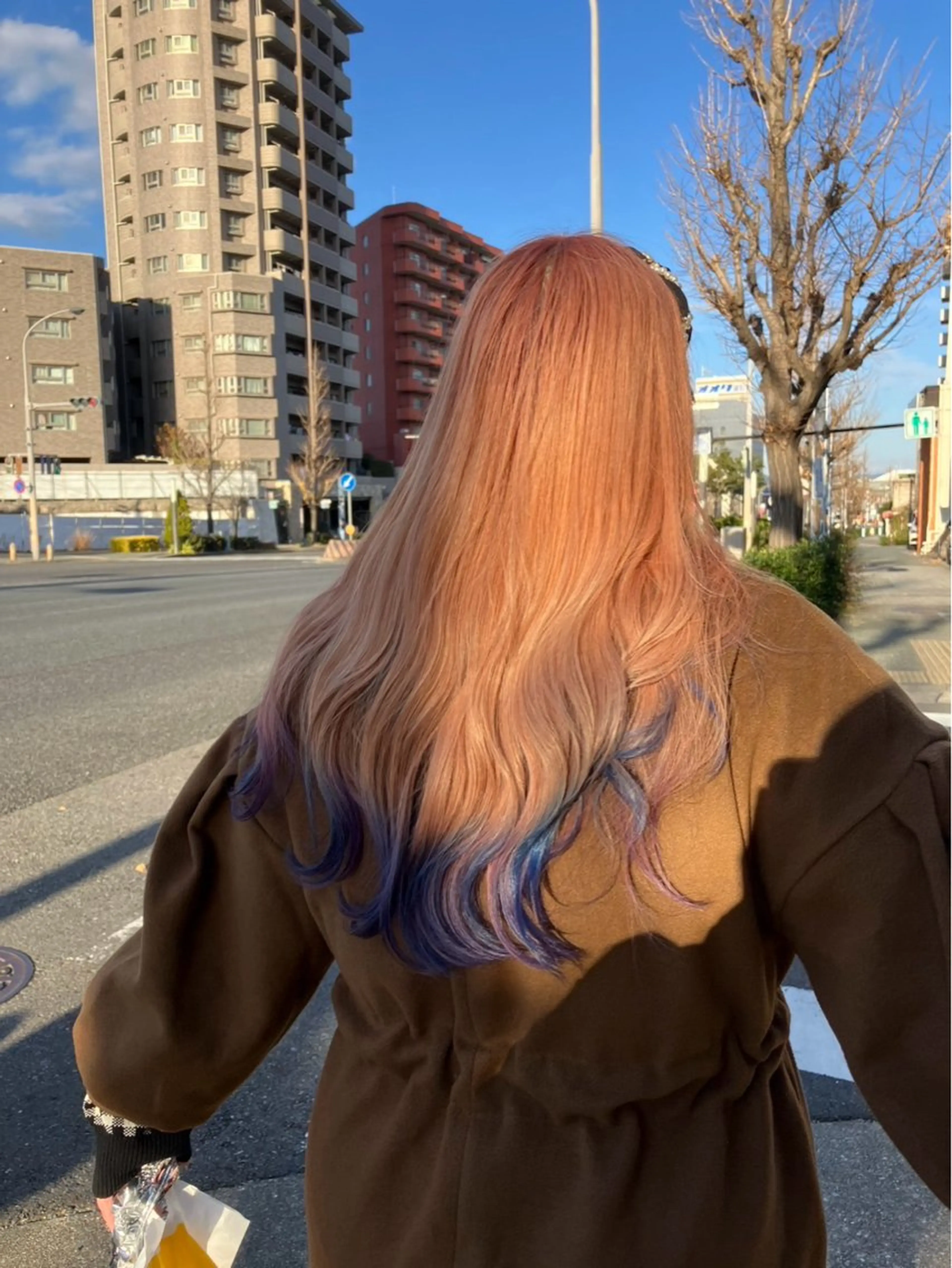 ロング 井上 萌のヘアスタイル