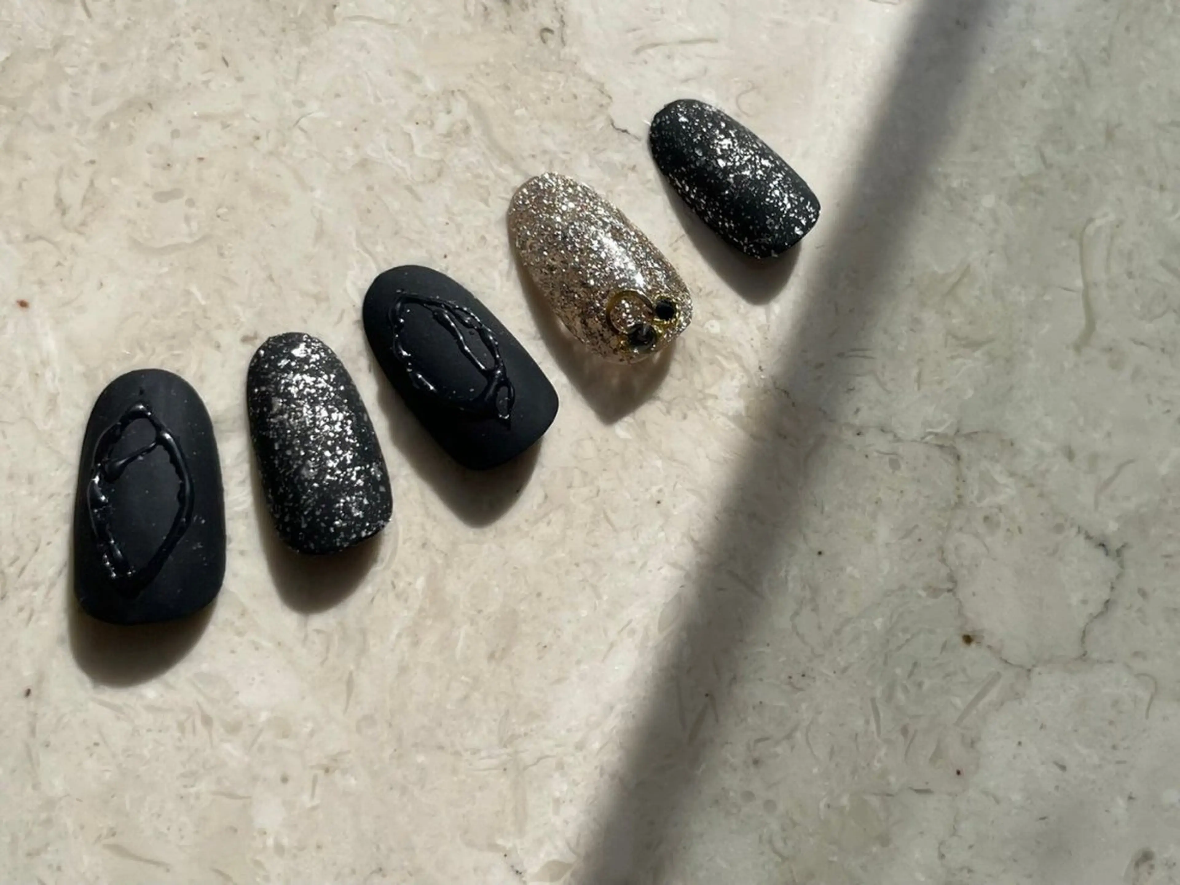 ネイル ⭐︎休業中の練習⭐︎ JNA認定講師髙橋のネイルデザイン