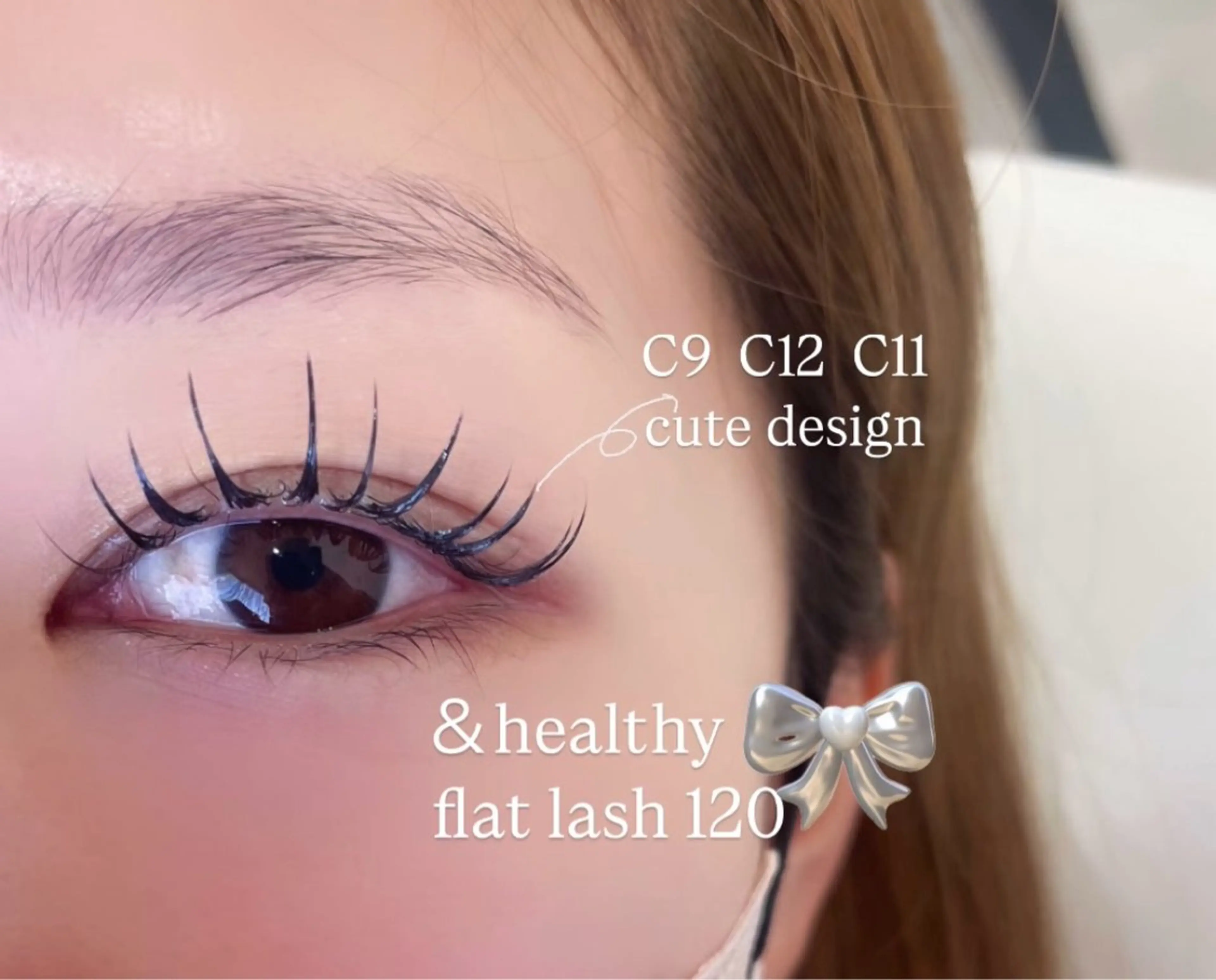 《うるつや愛されeye set menu 𓈒⟡₊⋆》&healthy LEDextensions120本×perm🎀の写真